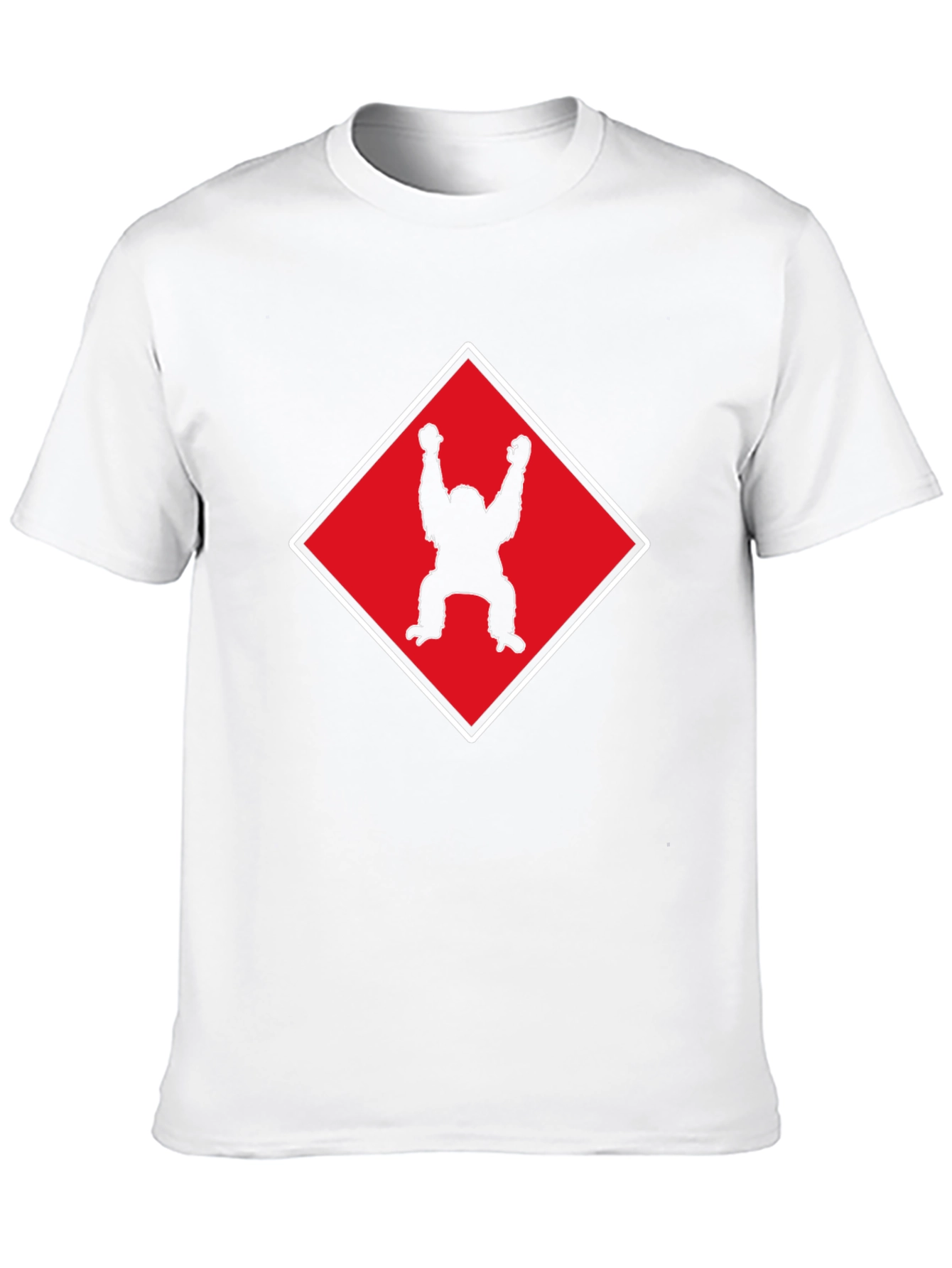 Orangutan Silhouette Graphic Tee - Black