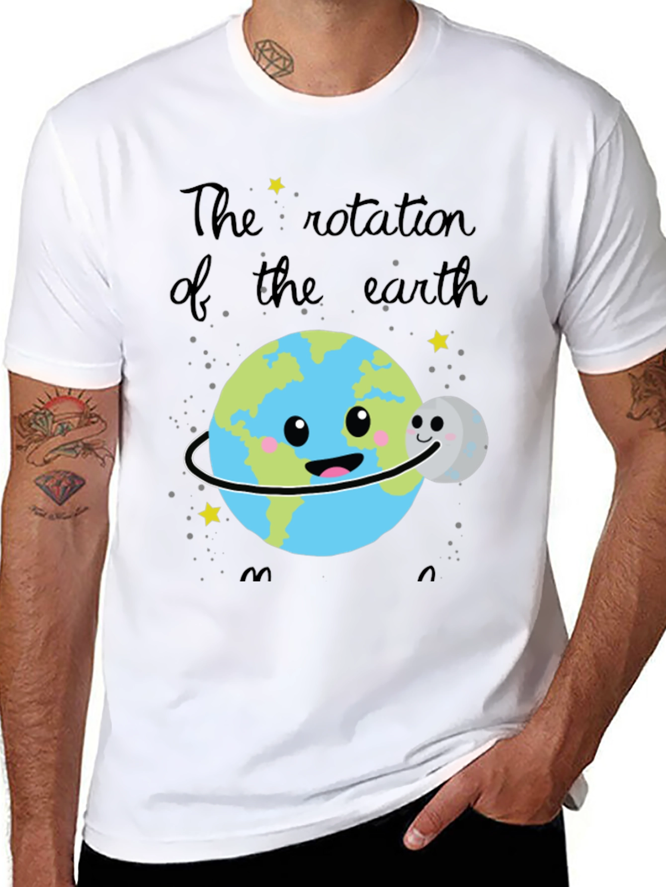 The Rotation of the Earth Graphic T-Shirt