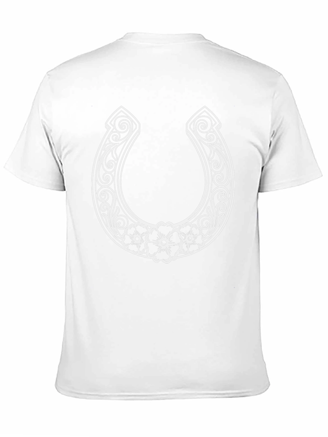 Lucky Horseshoe Graphic T-Shirt - Black