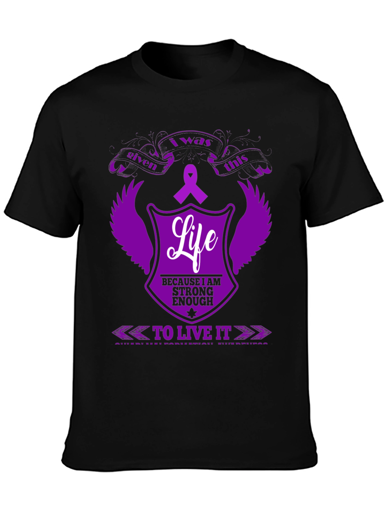 Strong Enough Life Awareness Tee