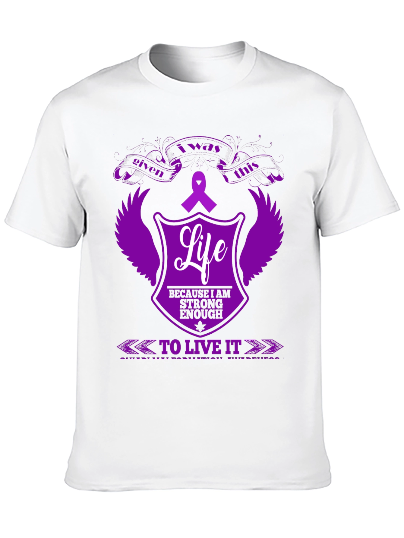Strong Enough Life Awareness Tee