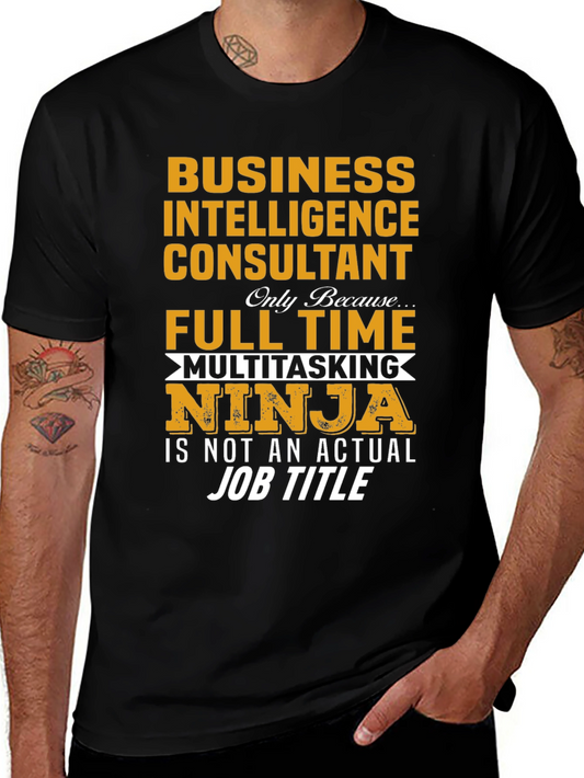 Business Intelligence Consultant Ninja T-Shirt