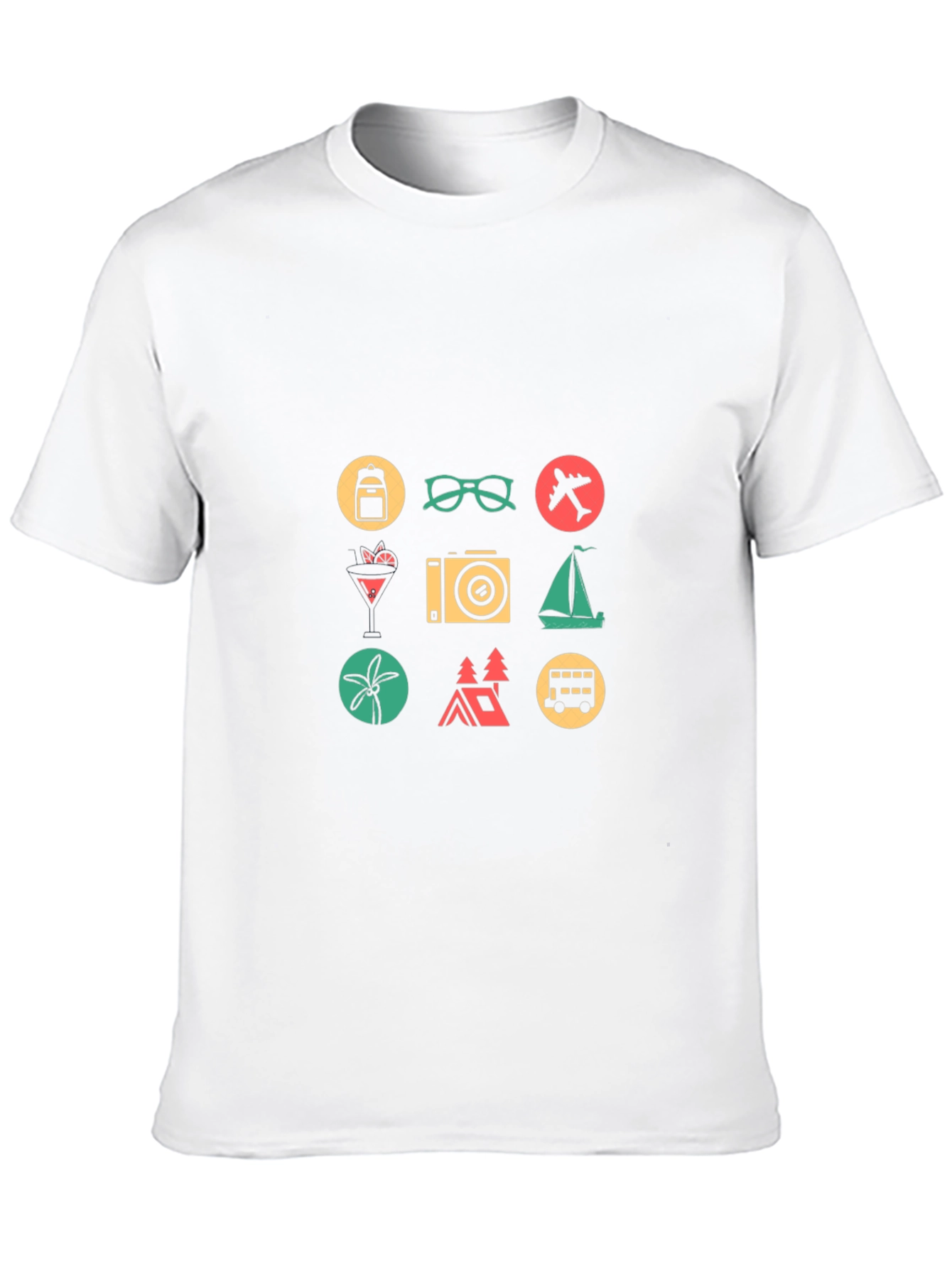 Travel Icon T-Shirt - Black