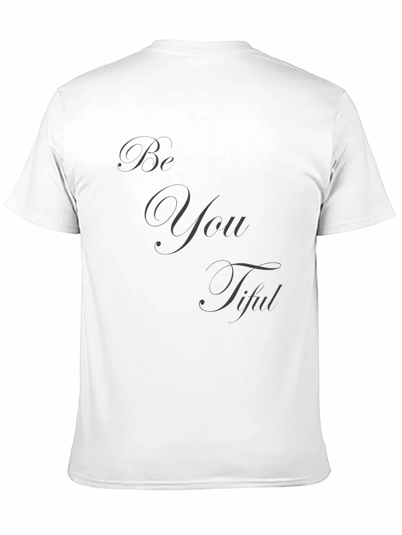 Be You Tiful Black Tee - Stylish Comfort