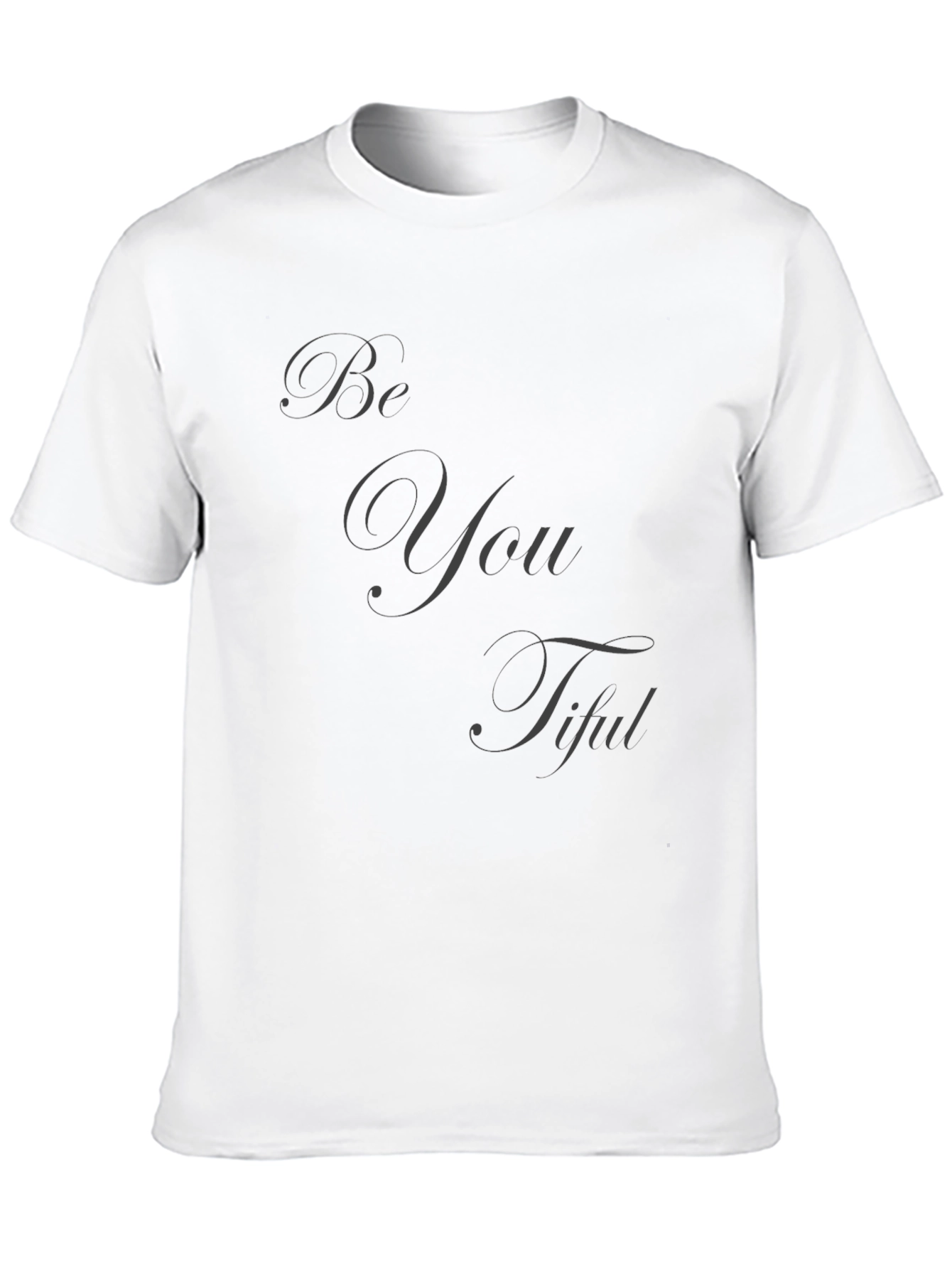 Be You Tiful Black Tee - Stylish Comfort