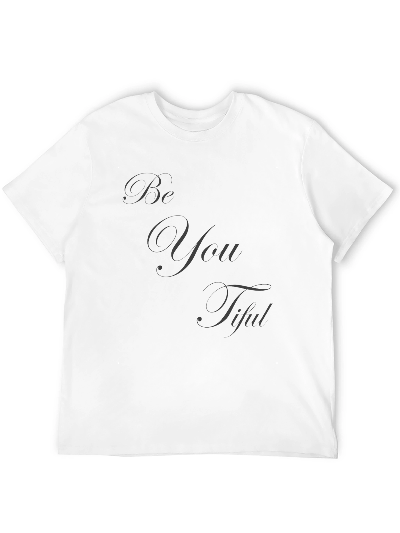 Be You Tiful Black Tee - Stylish Comfort