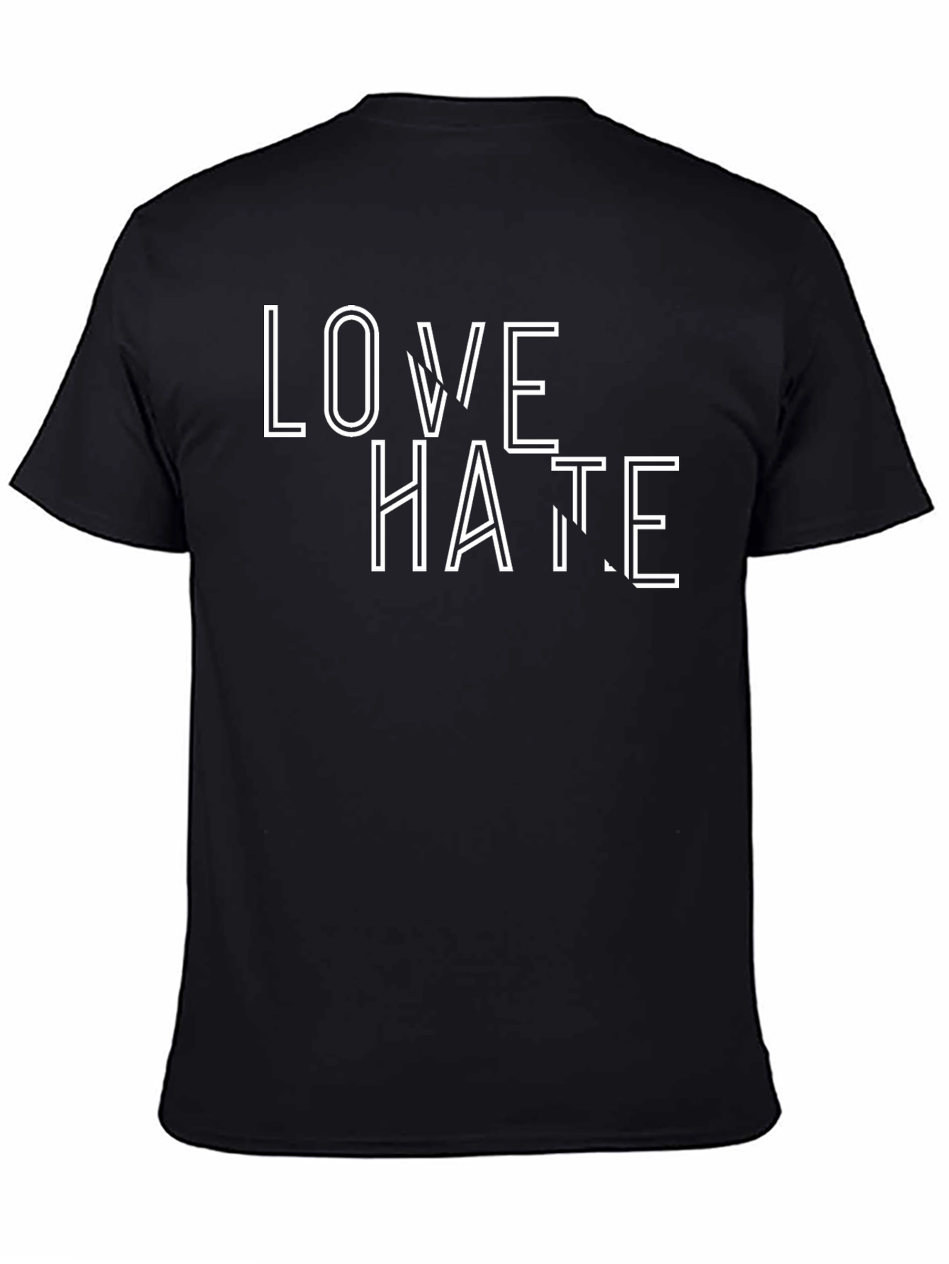 Love Hate Graphic Tee - Stylish Streetwear
