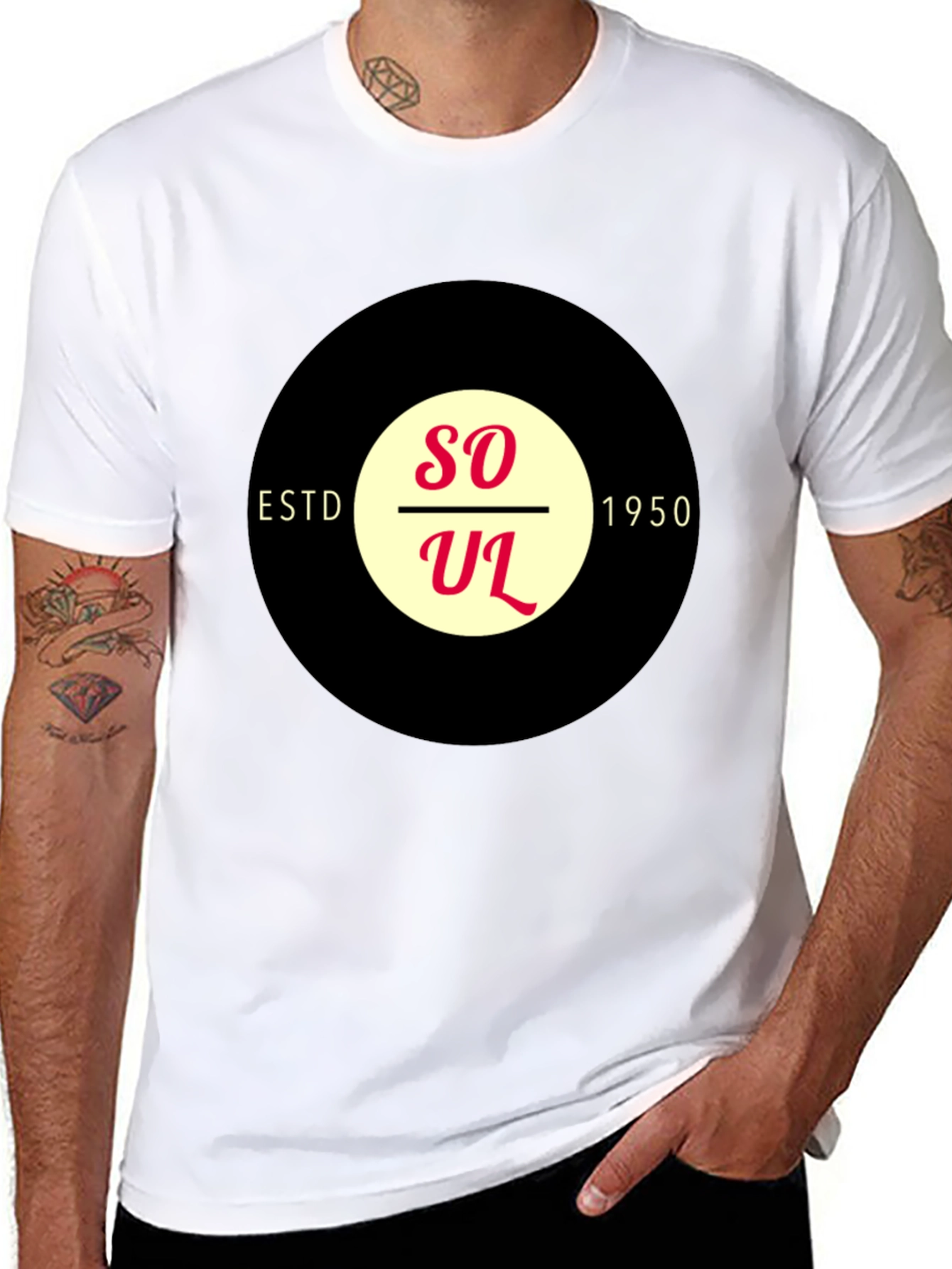Soul ESTD 1950 Black T-Shirt