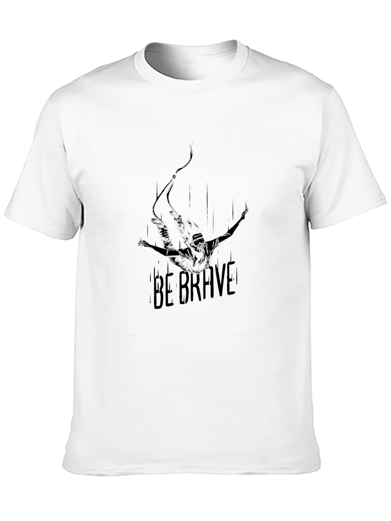 Be Brave Graphic T-Shirt - Black