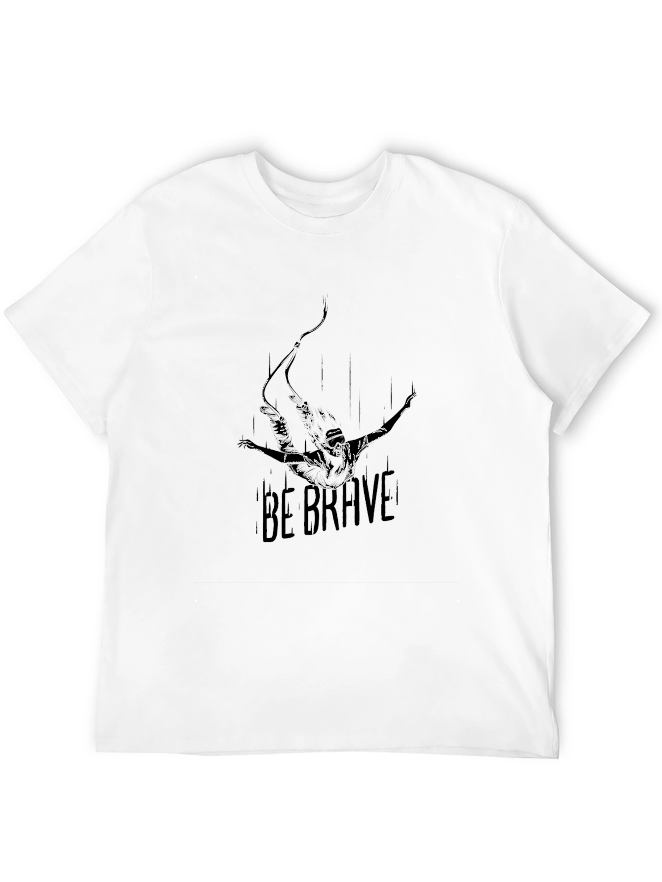 Be Brave Graphic T-Shirt - Black