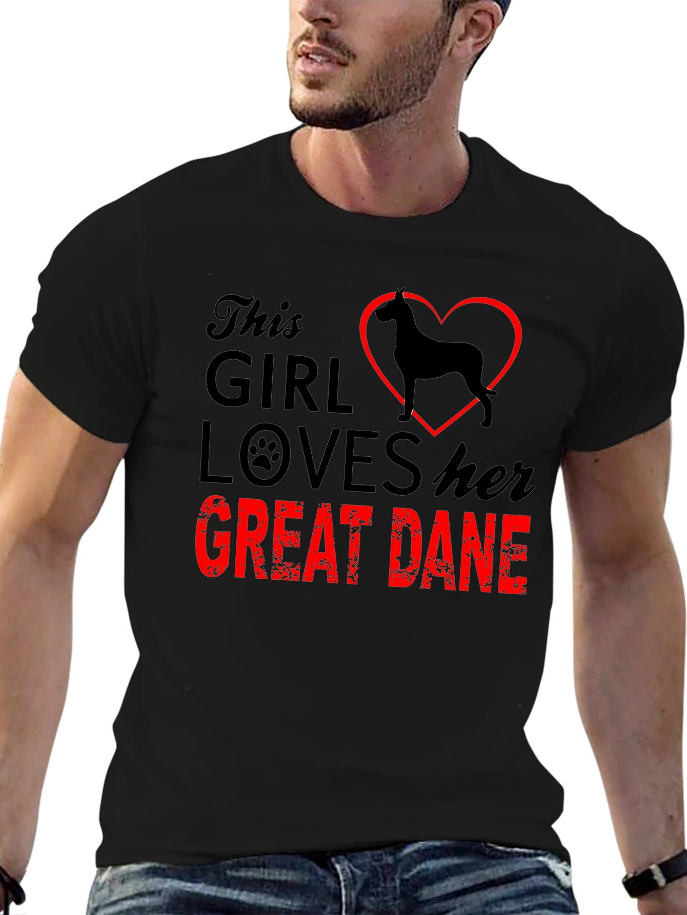This Girl Loves Her Great Dane T-Shirt