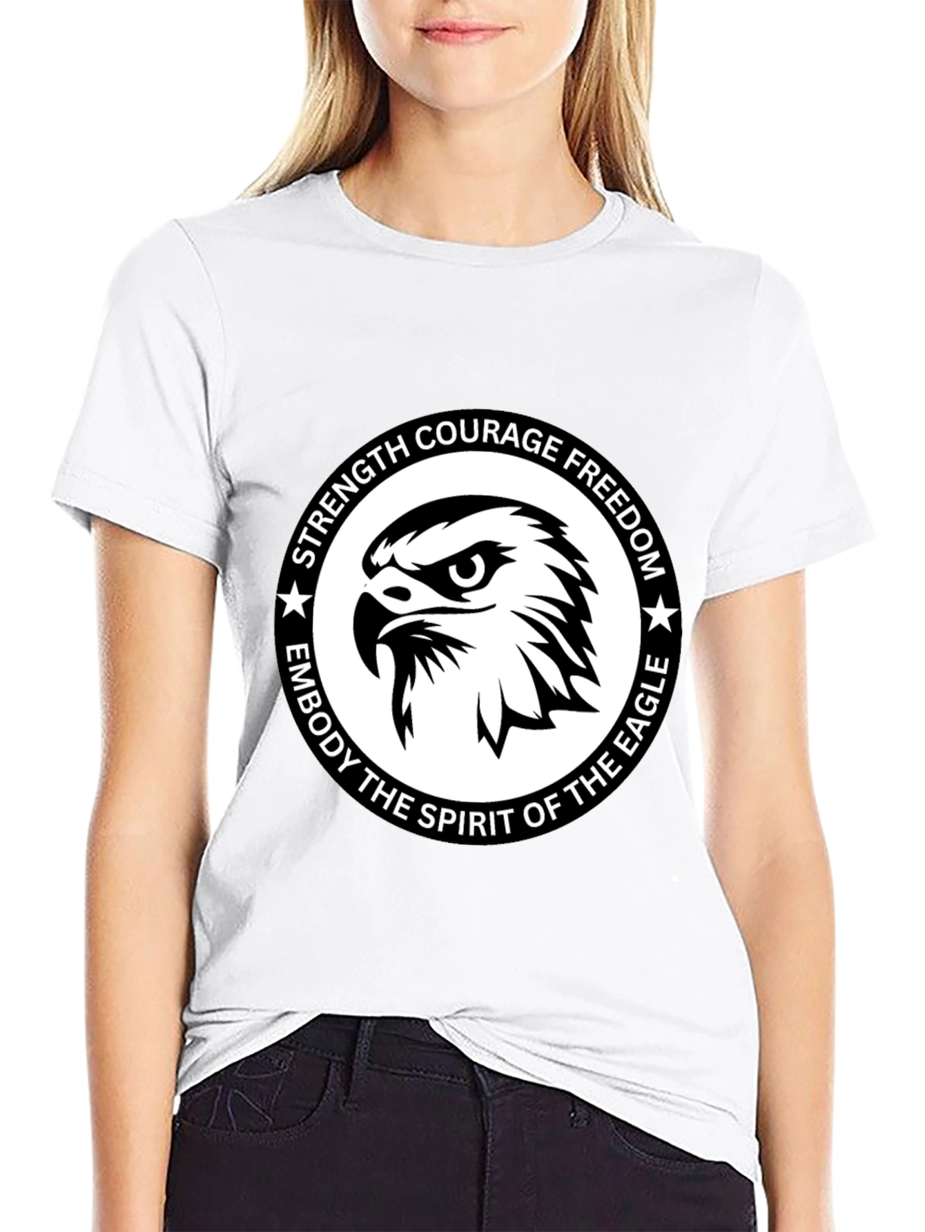 Eagle Spirit Graphic Tee - Strength & Freedom
