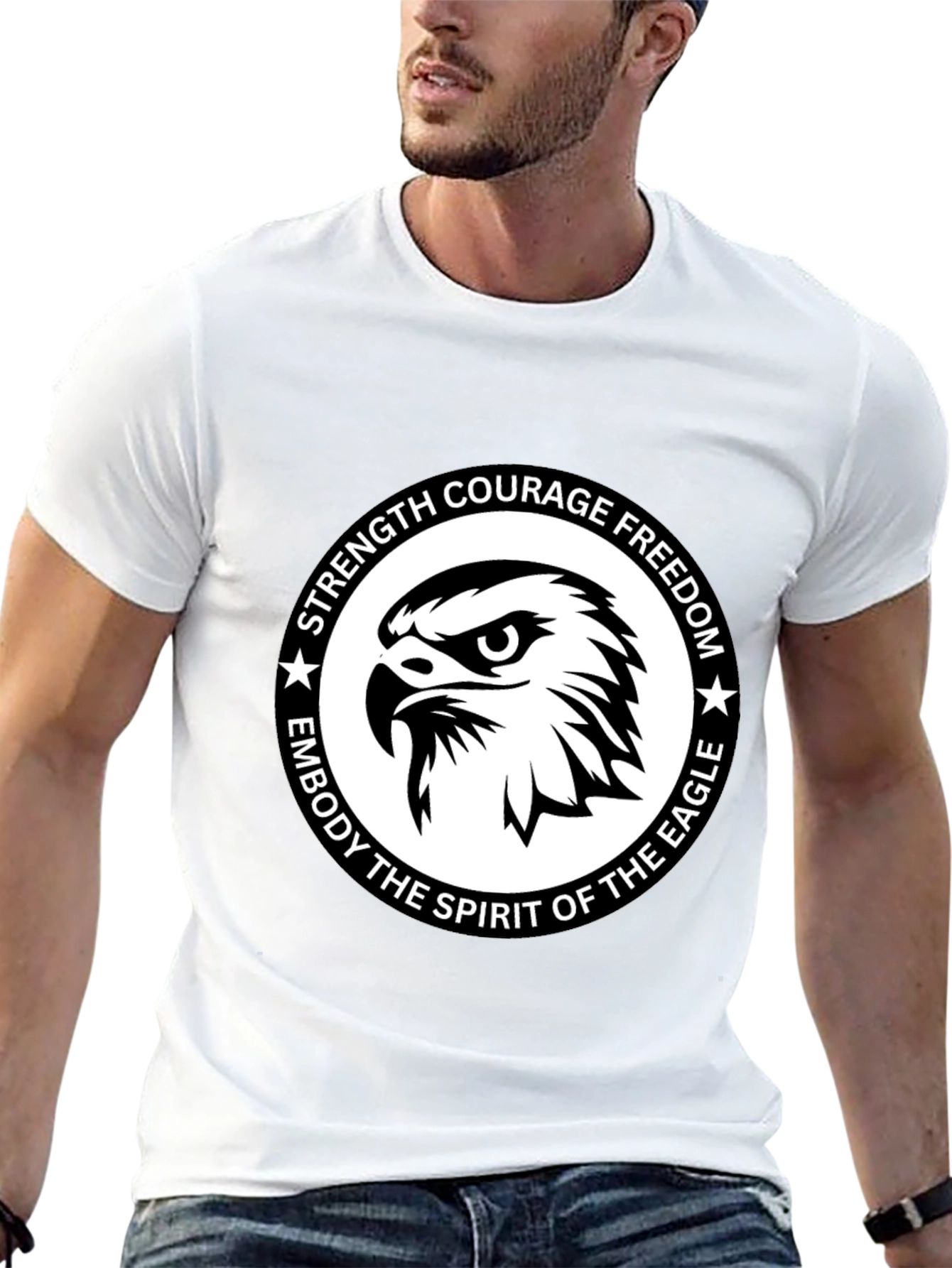 Eagle Spirit Graphic Tee - Strength & Freedom