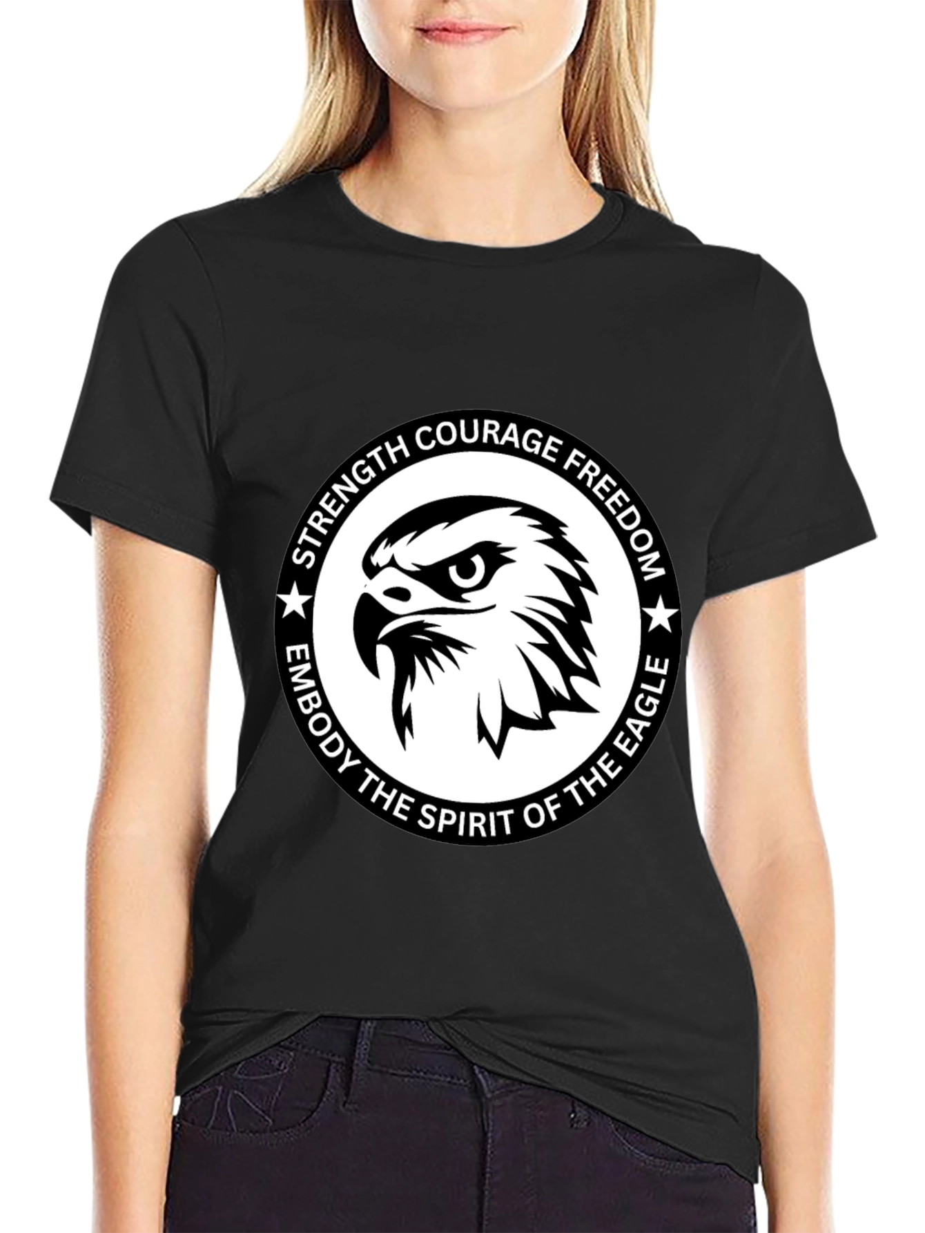 Eagle Spirit Graphic Tee - Strength & Freedom