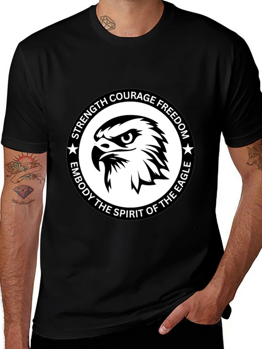 Eagle Spirit Graphic Tee - Strength & Freedom