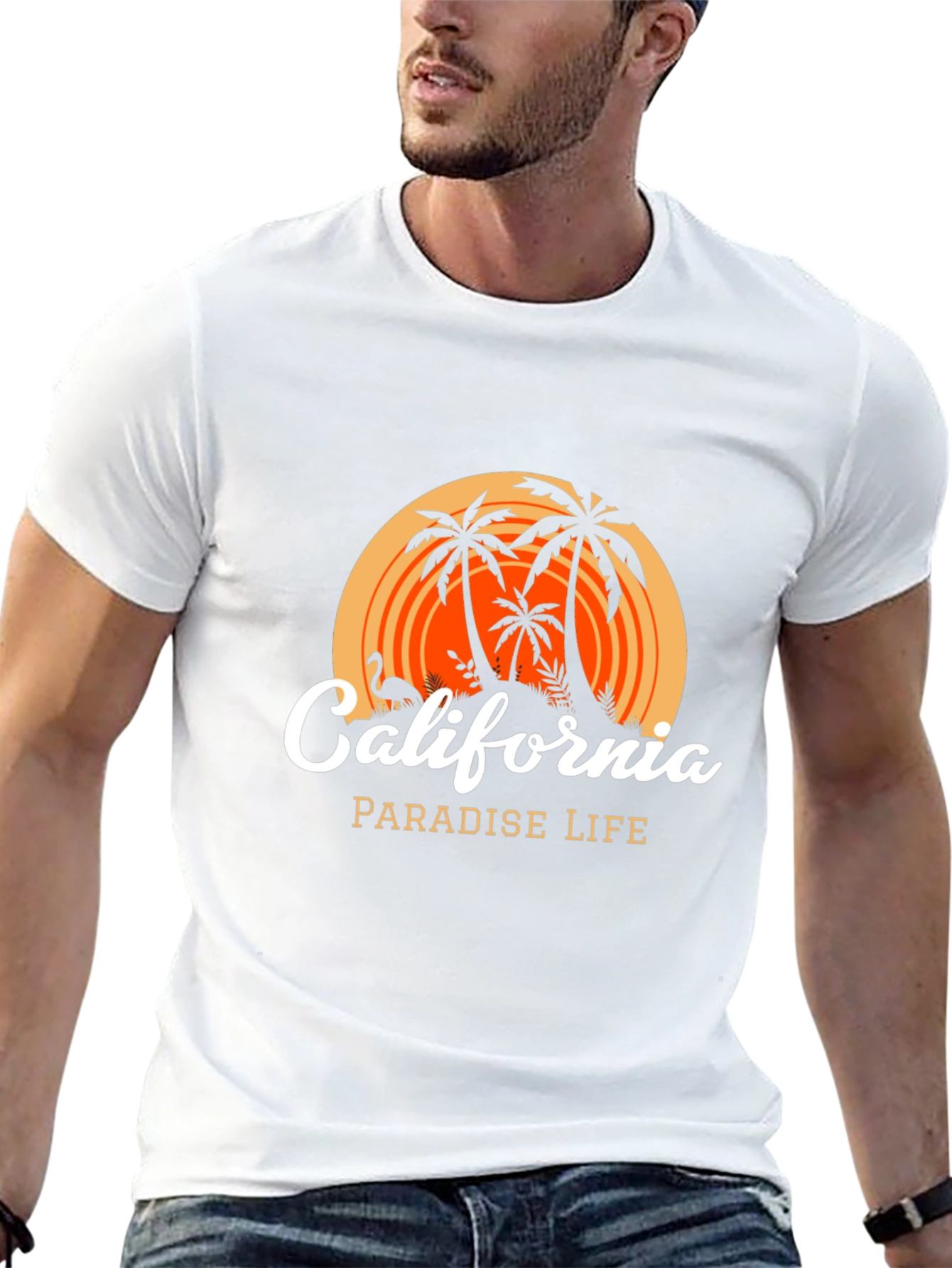California Paradise Life T-Shirt - Black