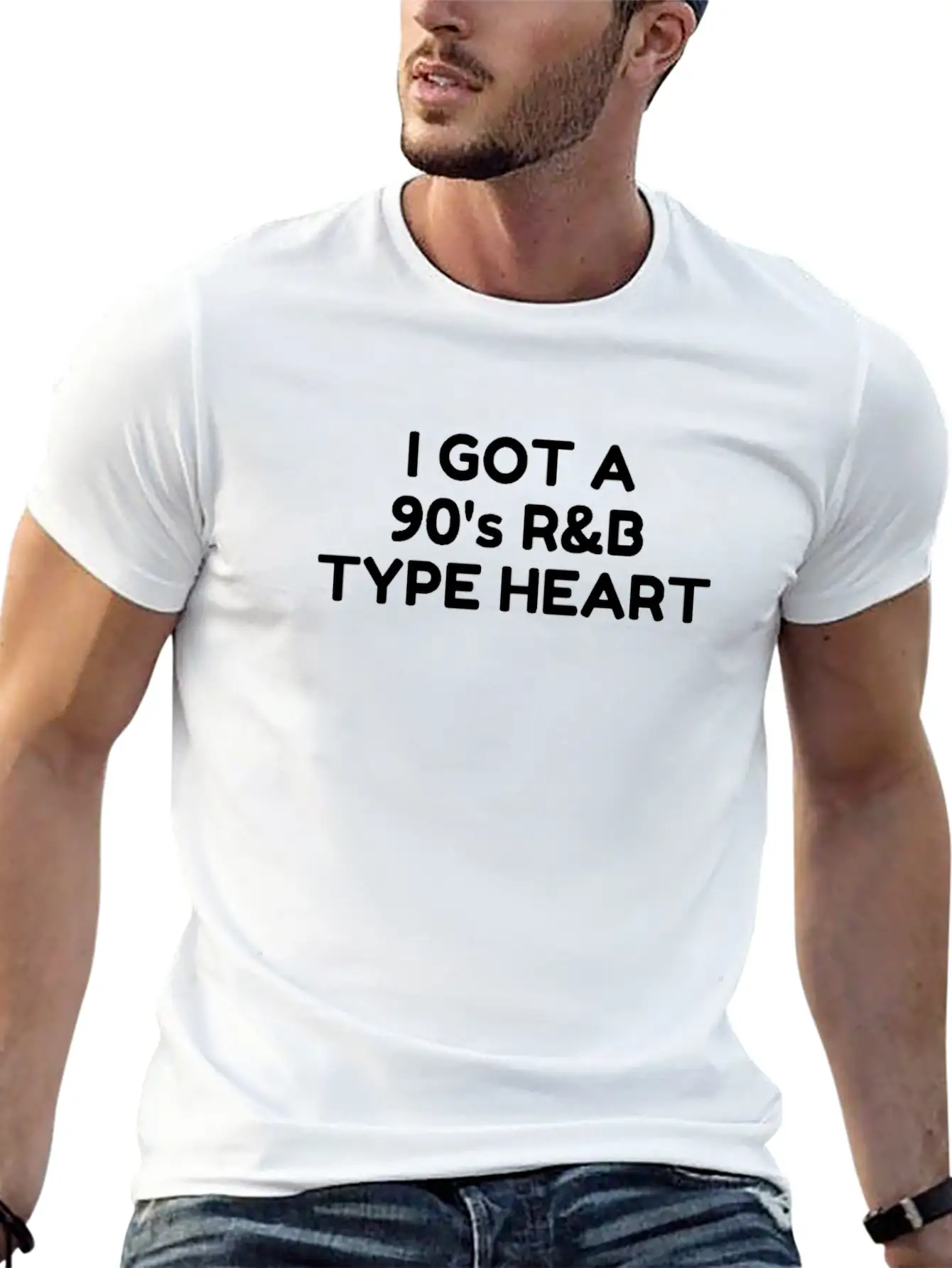 I Got A 90'S R&B Type Heart Unisex Casual T-Shirt – Clean Design For Daily Comfort
