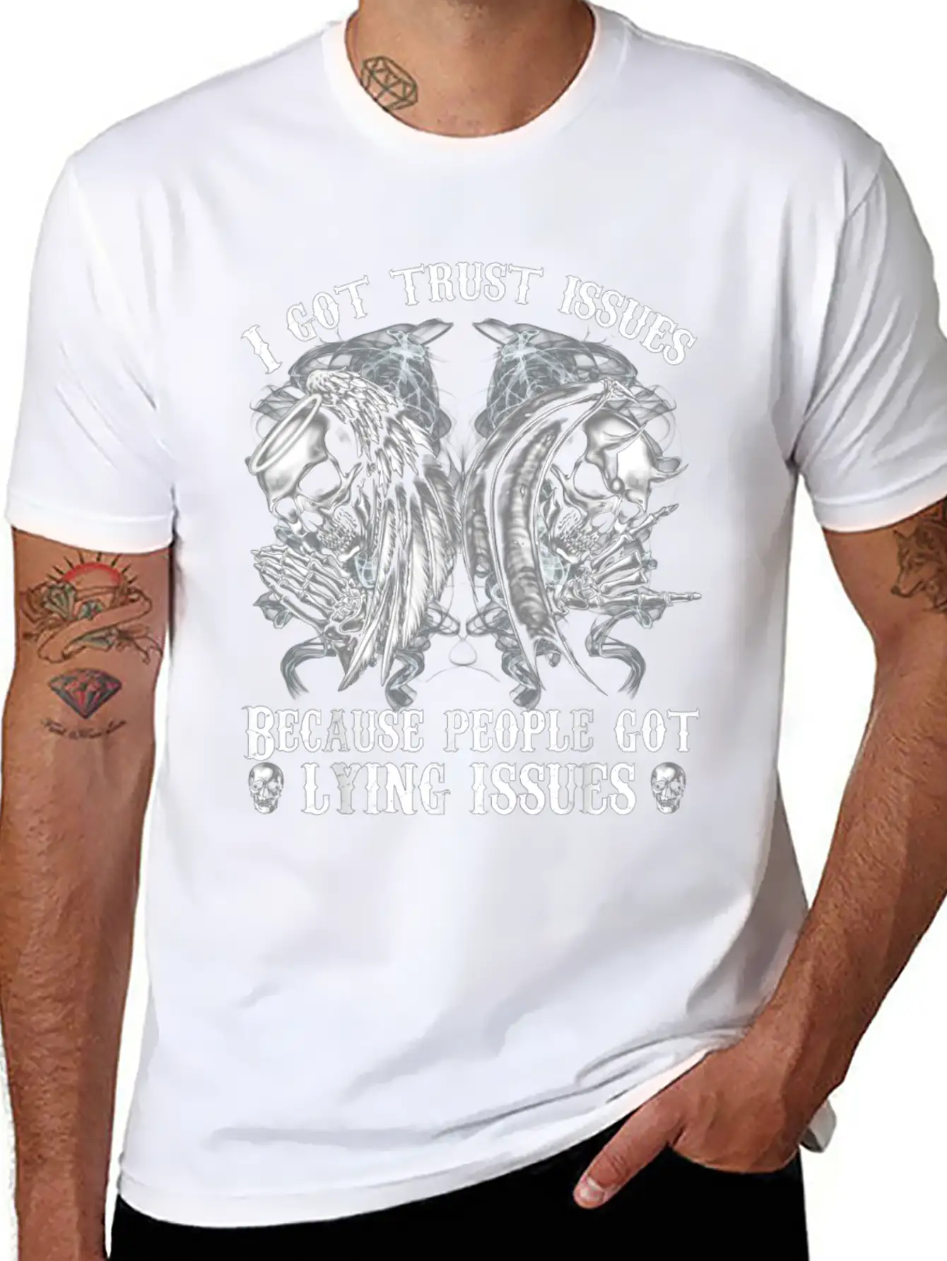 I Got Trust Issues Because People Got Lying Unisex Casual T-Shirt – Clean Design For Daily Comfort
