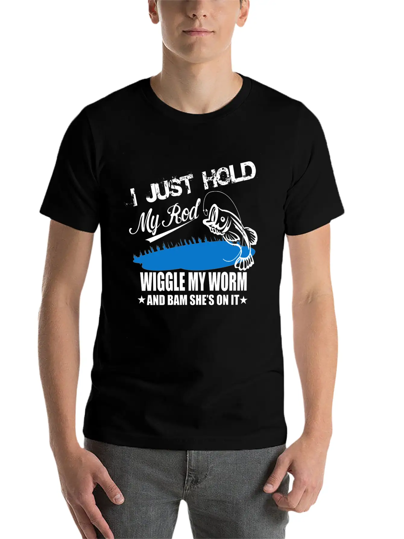I JUST HOLD MY HOD Unisex Casual T-Shirt – Clean Design For Daily Comfort