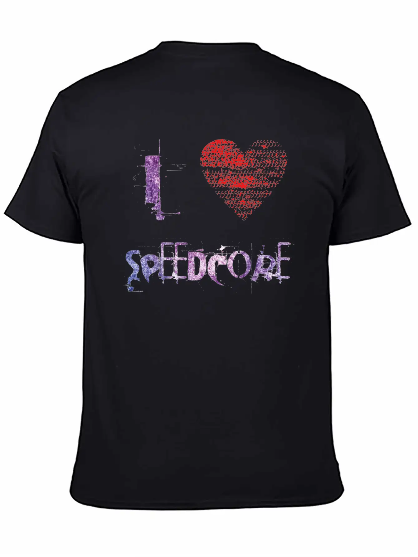 I Love SPEEDCORE Techno Hardtekk Raver Festival Unisex Casual T-Shirt – Clean Design For Daily Comfort