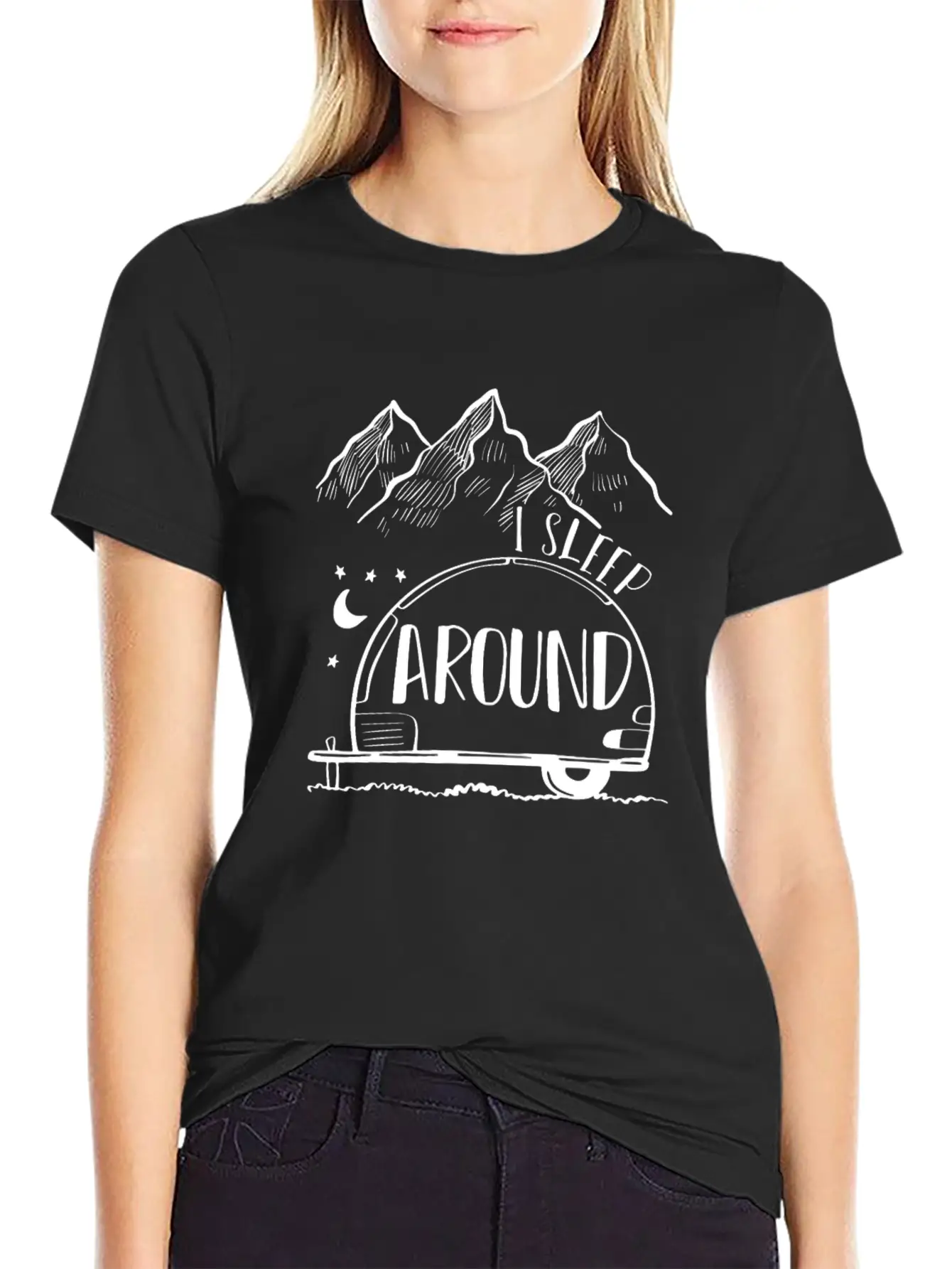 I Sleep Around Unisex Casual T-Shirt – Clean Design For Daily Comfort