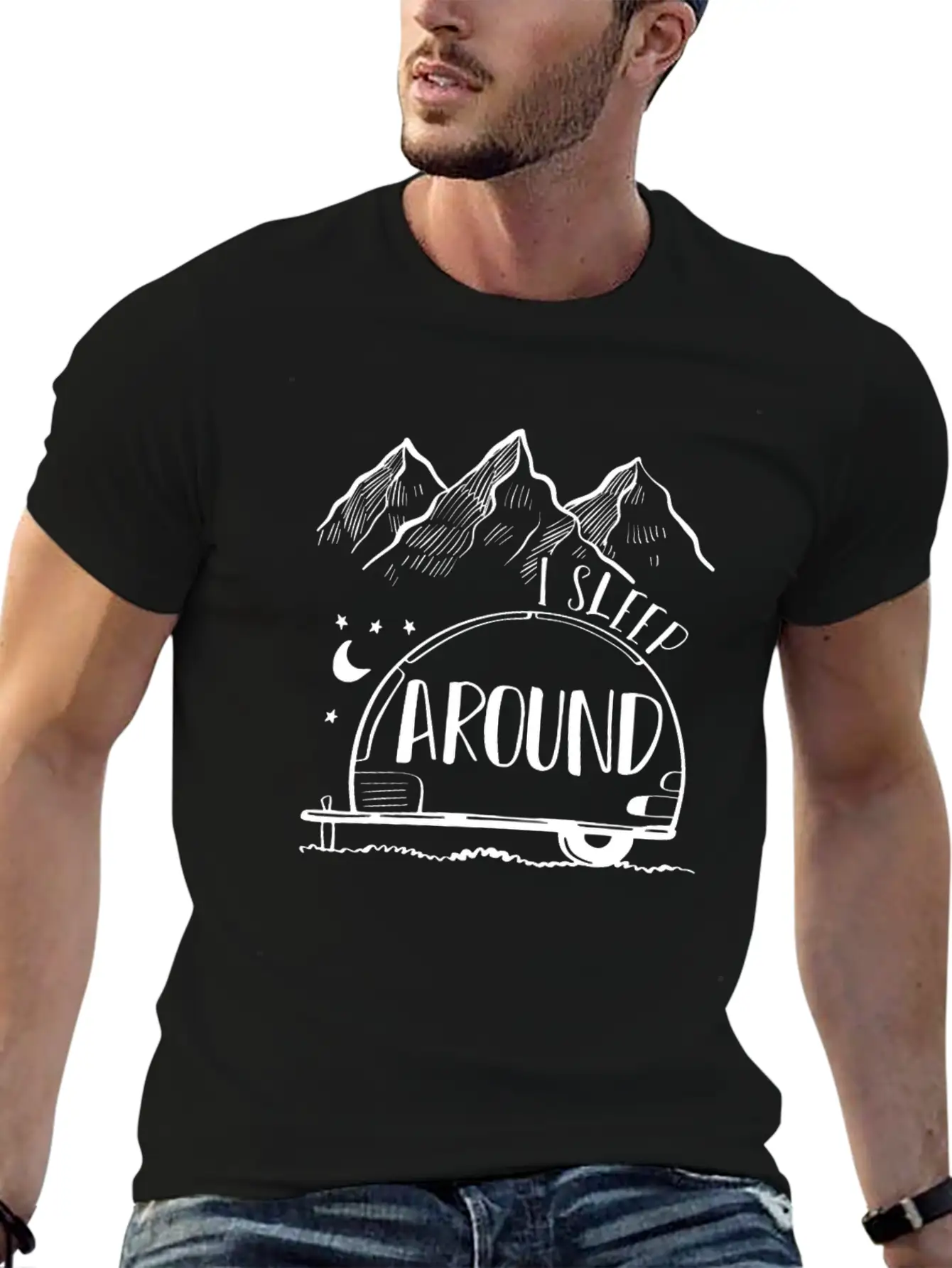 I Sleep Around Unisex Casual T-Shirt – Clean Design For Daily Comfort