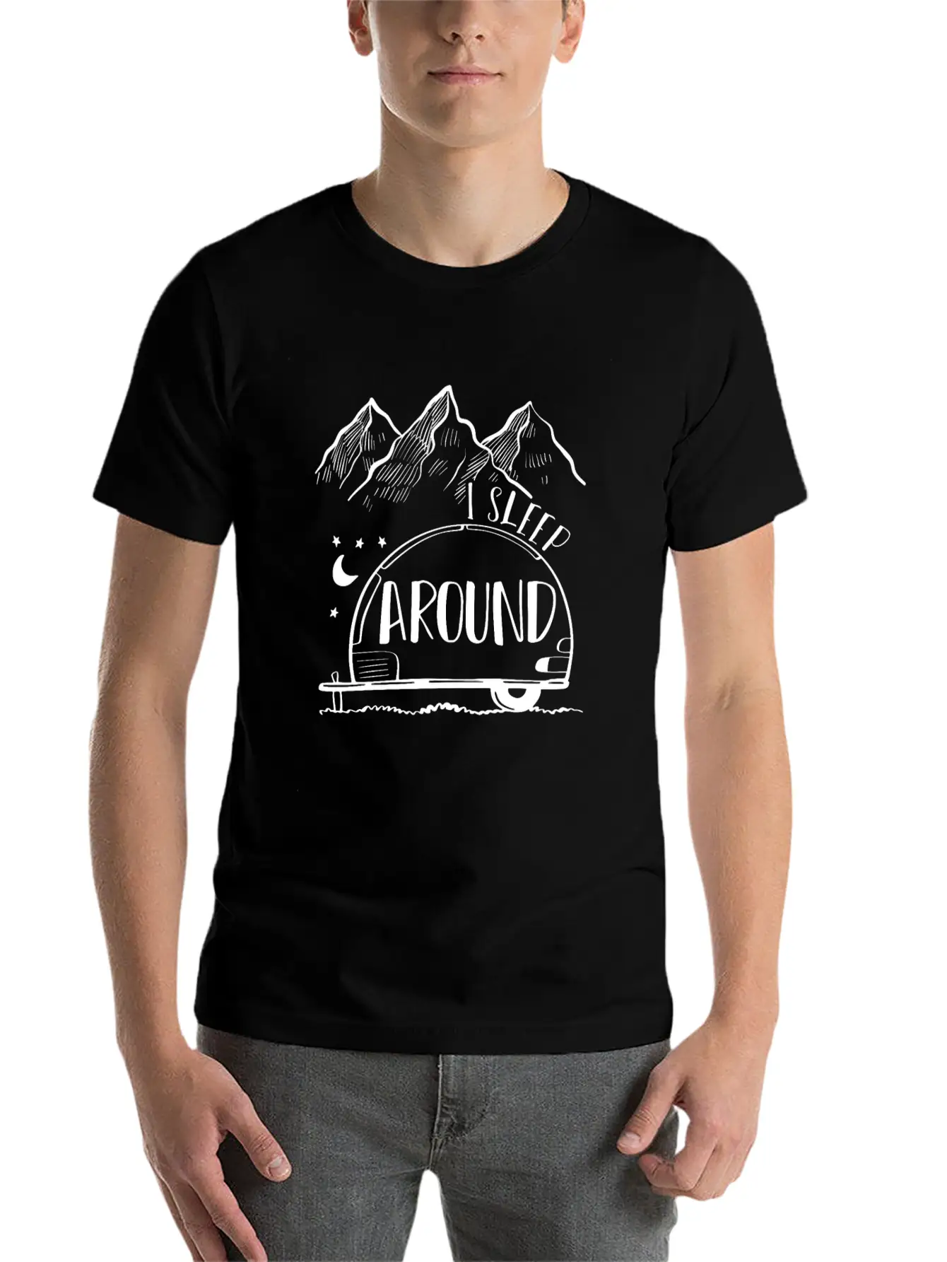 I Sleep Around Unisex Casual T-Shirt – Clean Design For Daily Comfort