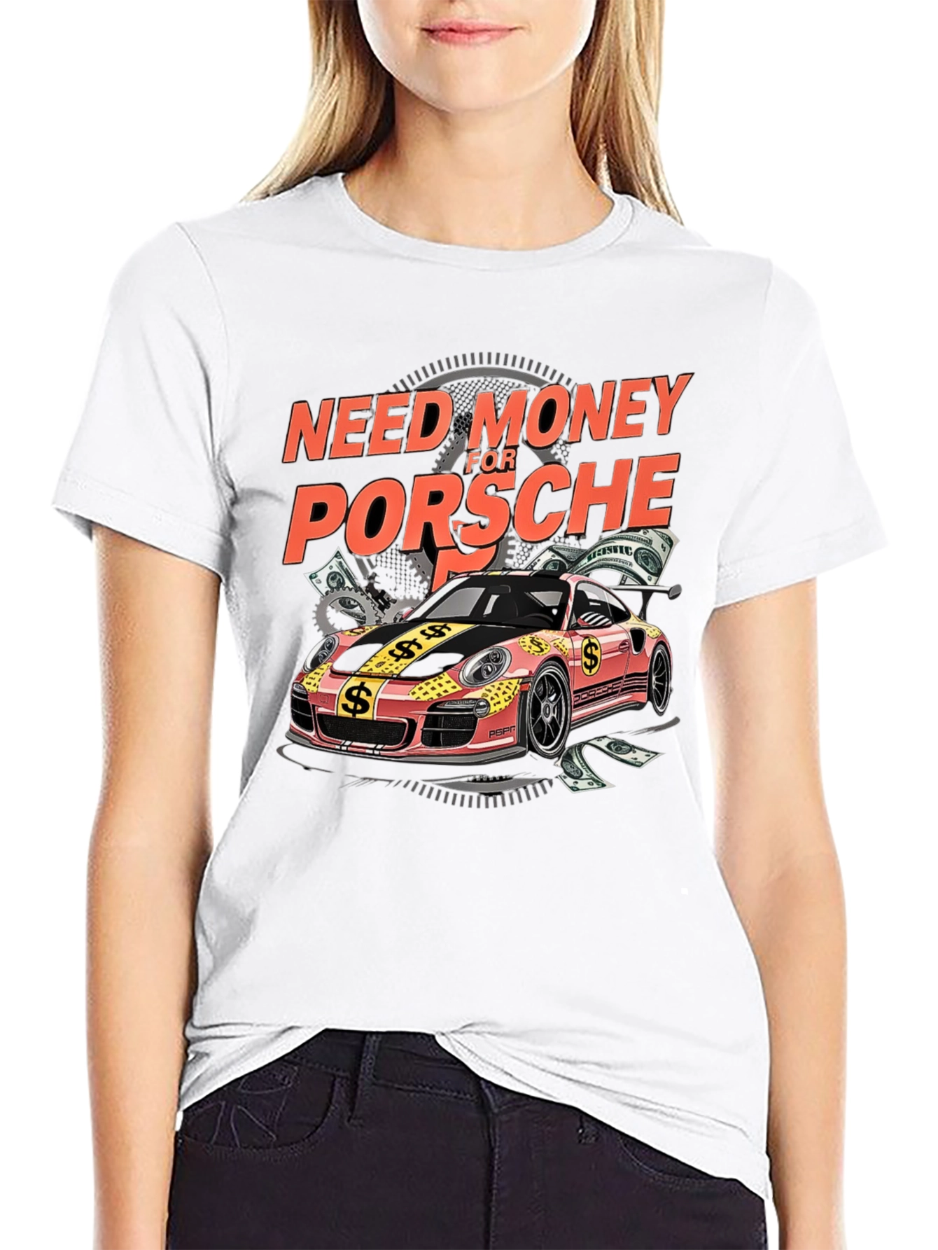 Need Money for Porsche Graphic Tee