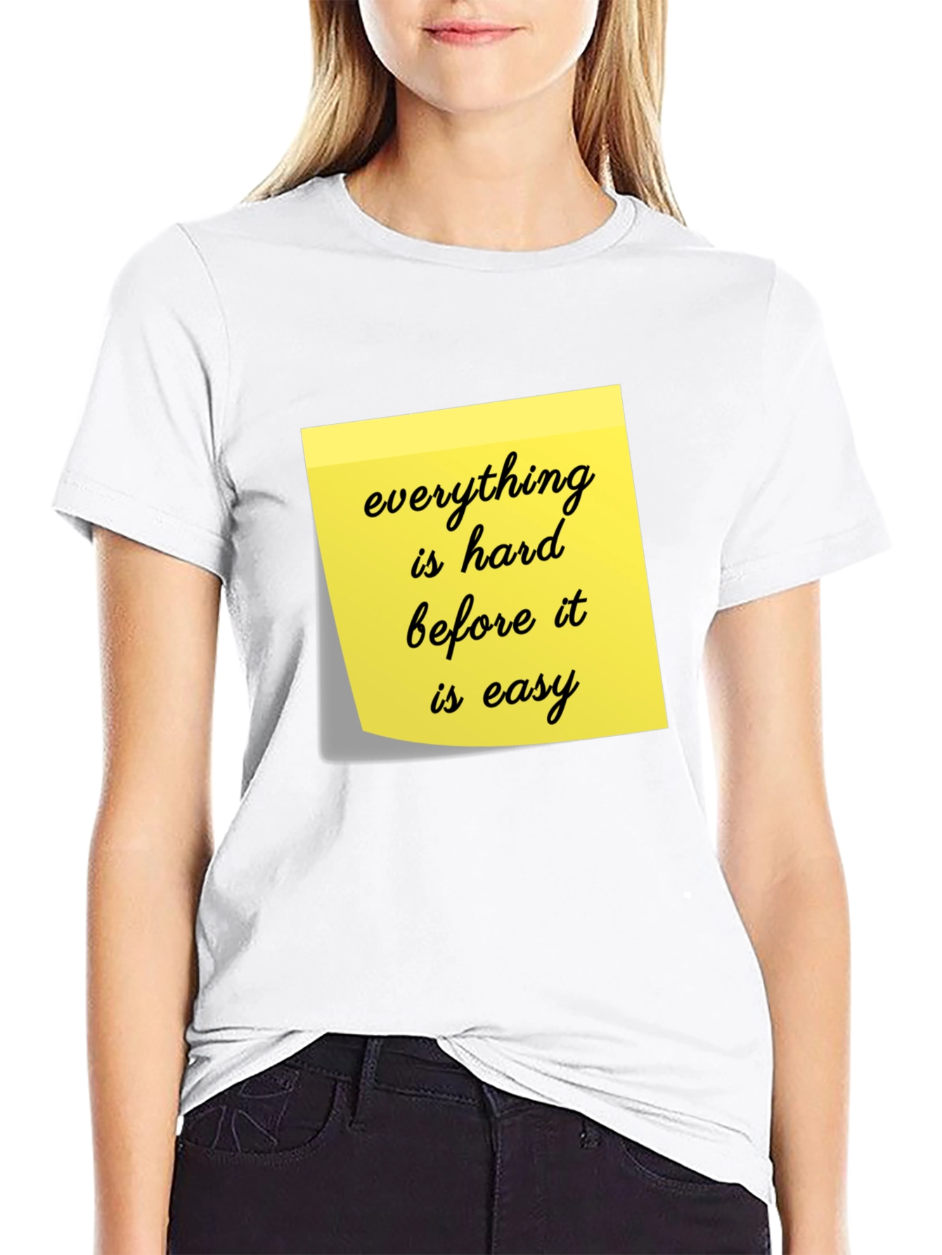 Motivational T-Shirt - Everything Is Hard