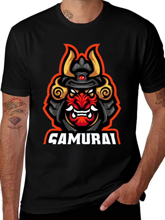 Samurai Graphic T-Shirt - Bold Warrior Design