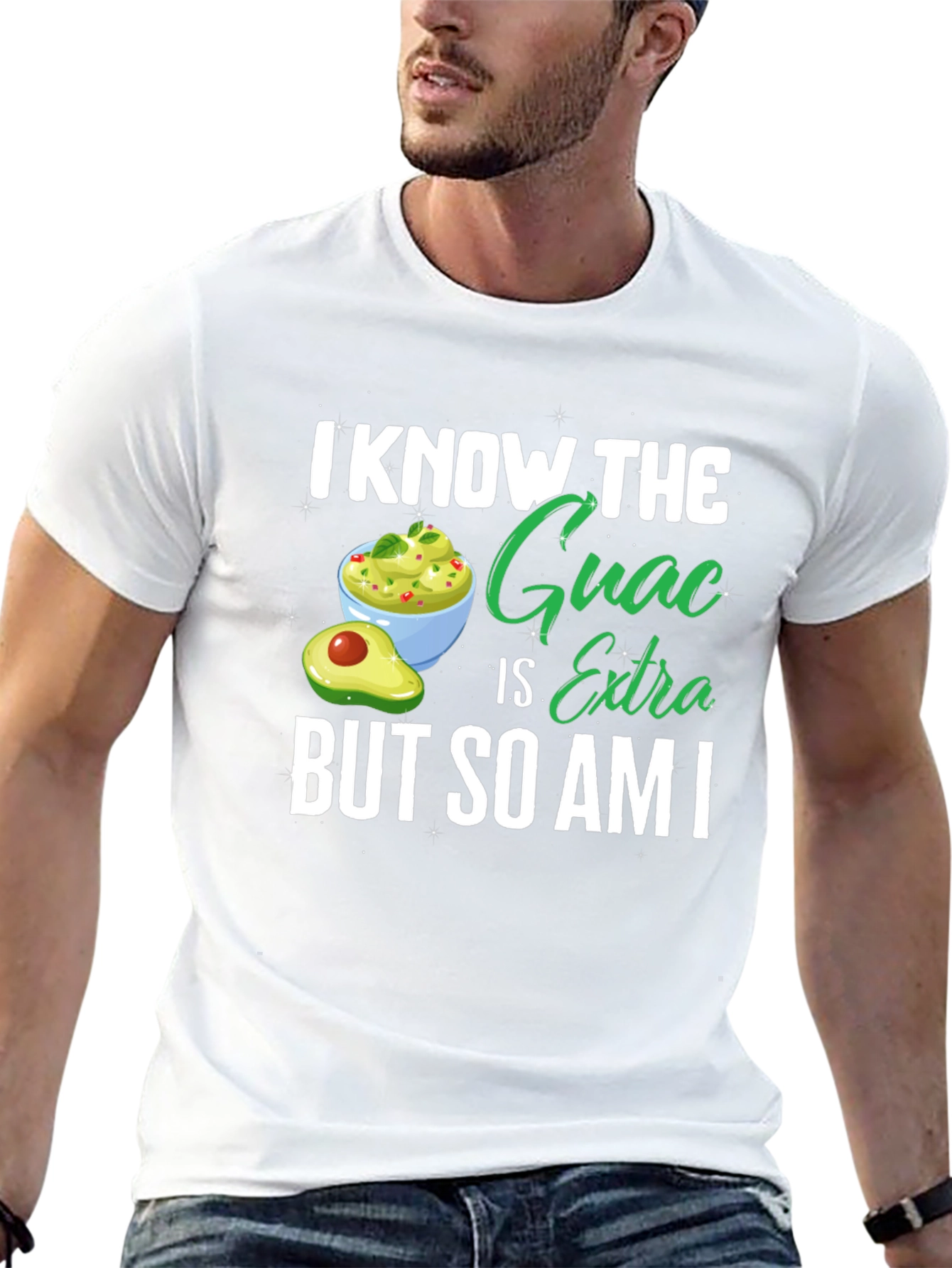 Guac Is Extra Tee - Avocado Lovers Shirt