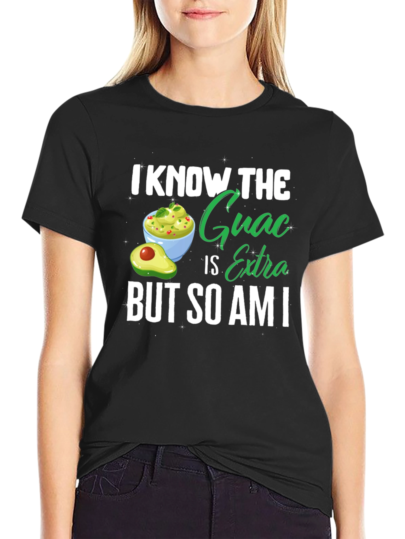 Guac Is Extra Tee - Avocado Lovers Shirt