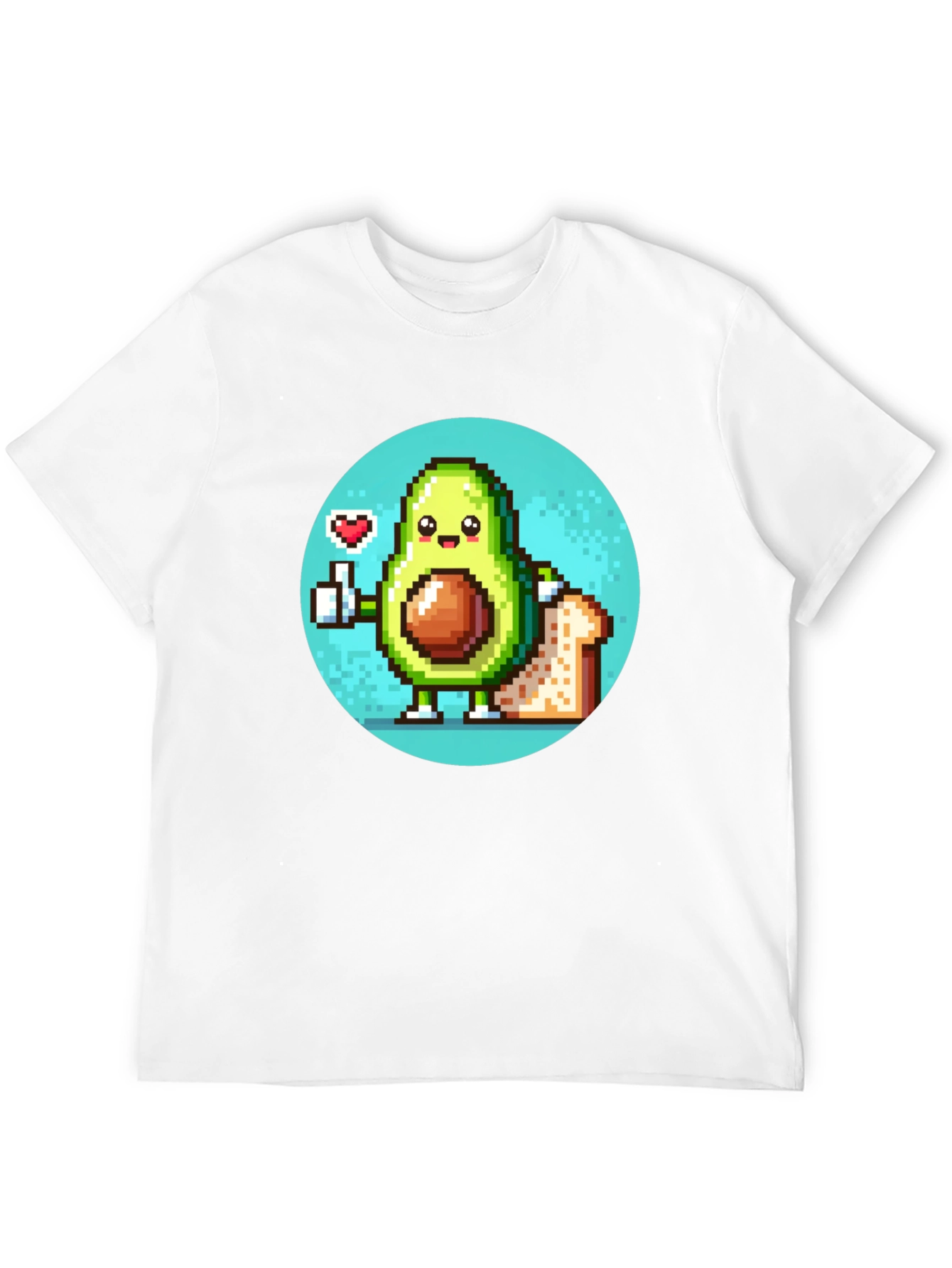Avocado Toast Pixel Art T-Shirt