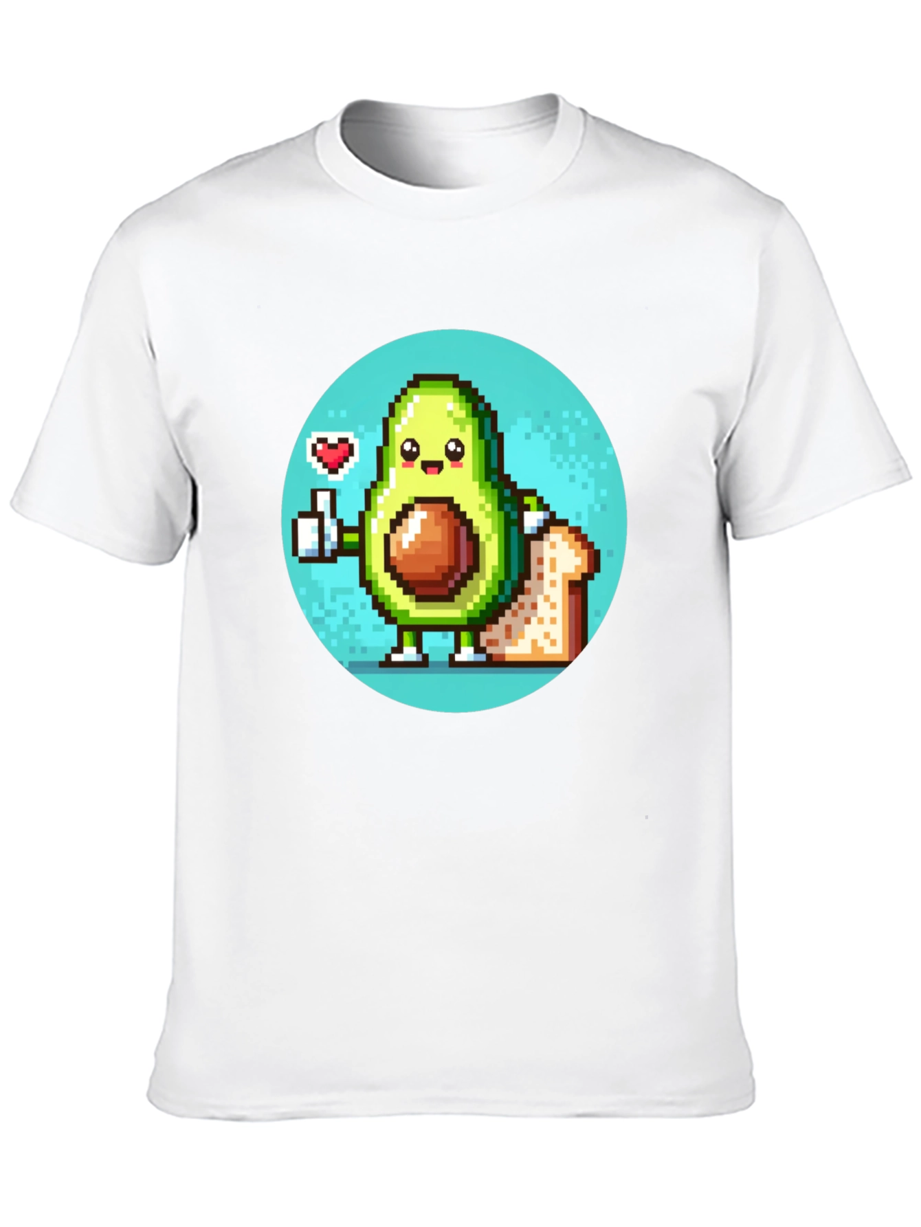 Avocado Toast Pixel Art T-Shirt