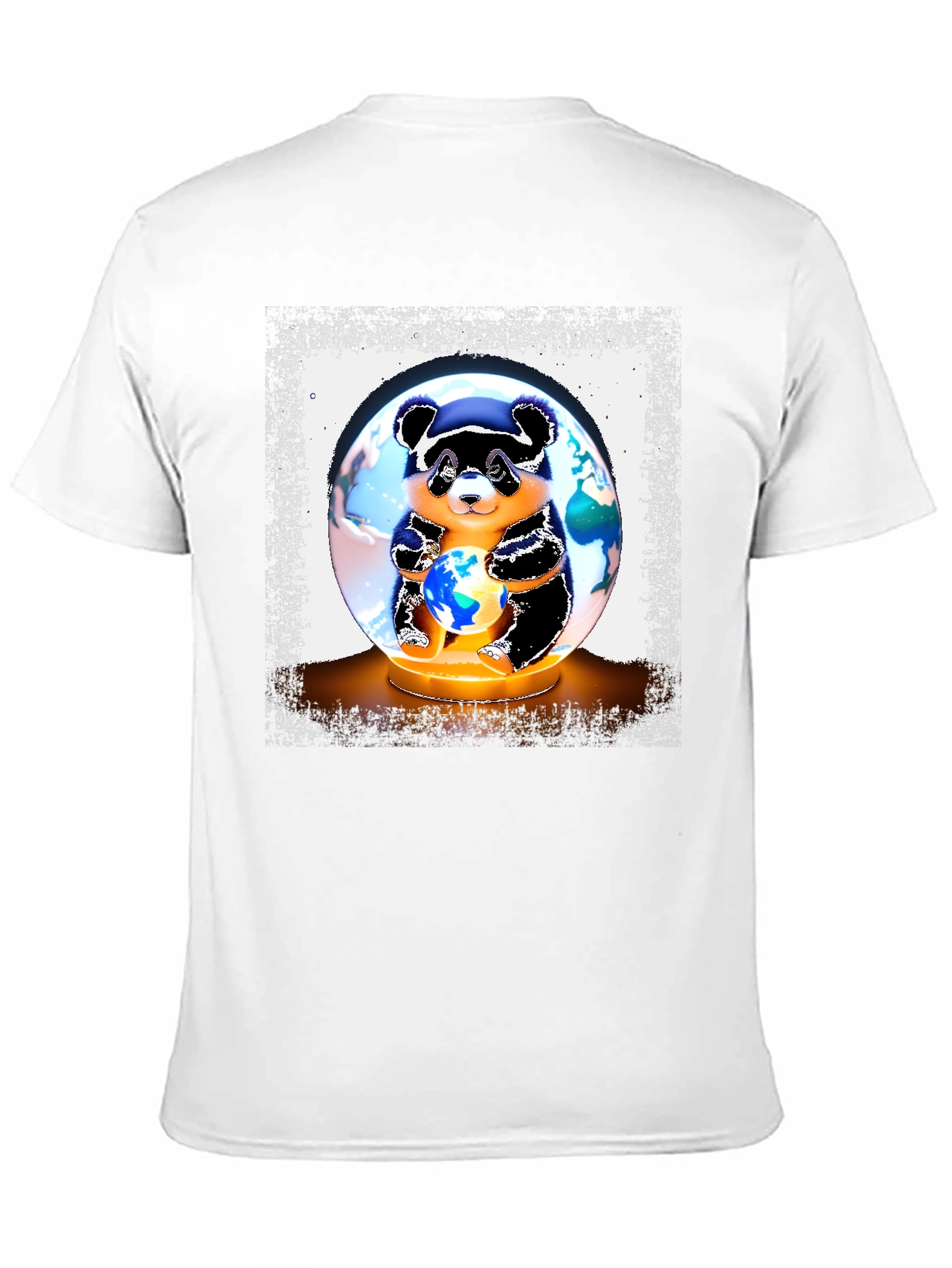 Panda Bear Globe Graphic Tee