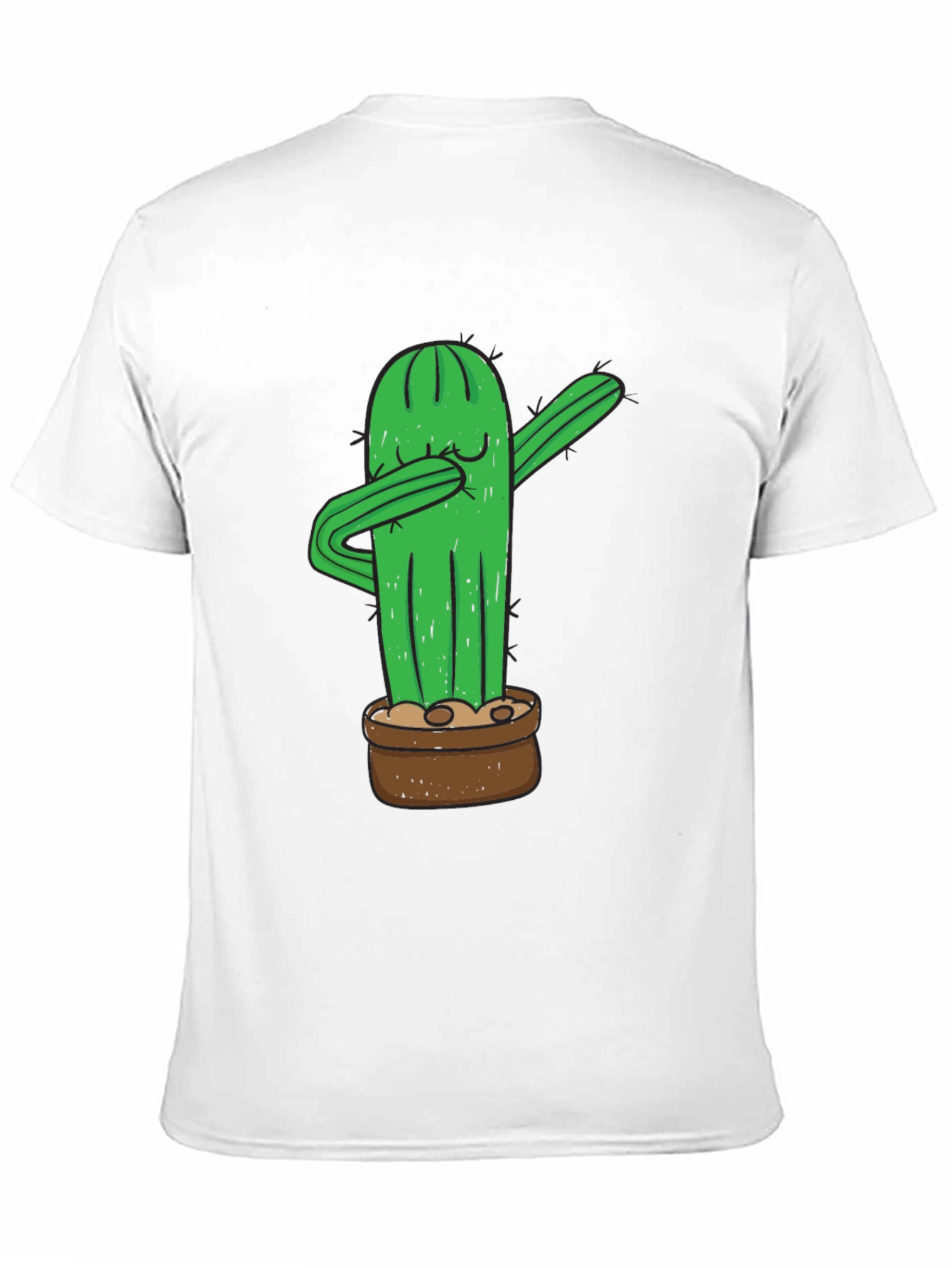 Dabbing Cactus Graphic Tee - Funny Plant Lover Shirt