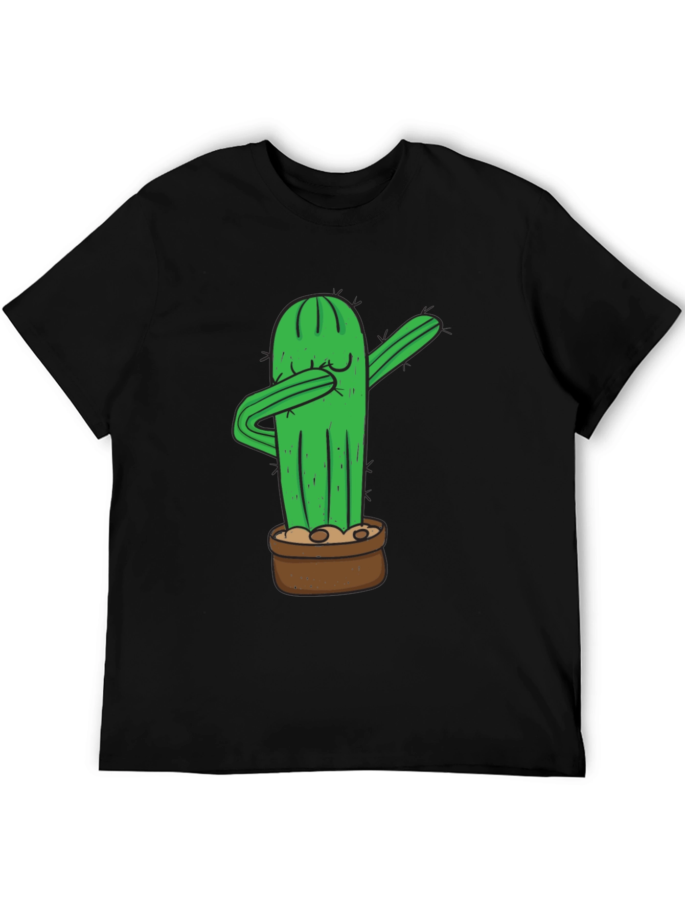 Dabbing Cactus Graphic Tee - Funny Plant Lover Shirt