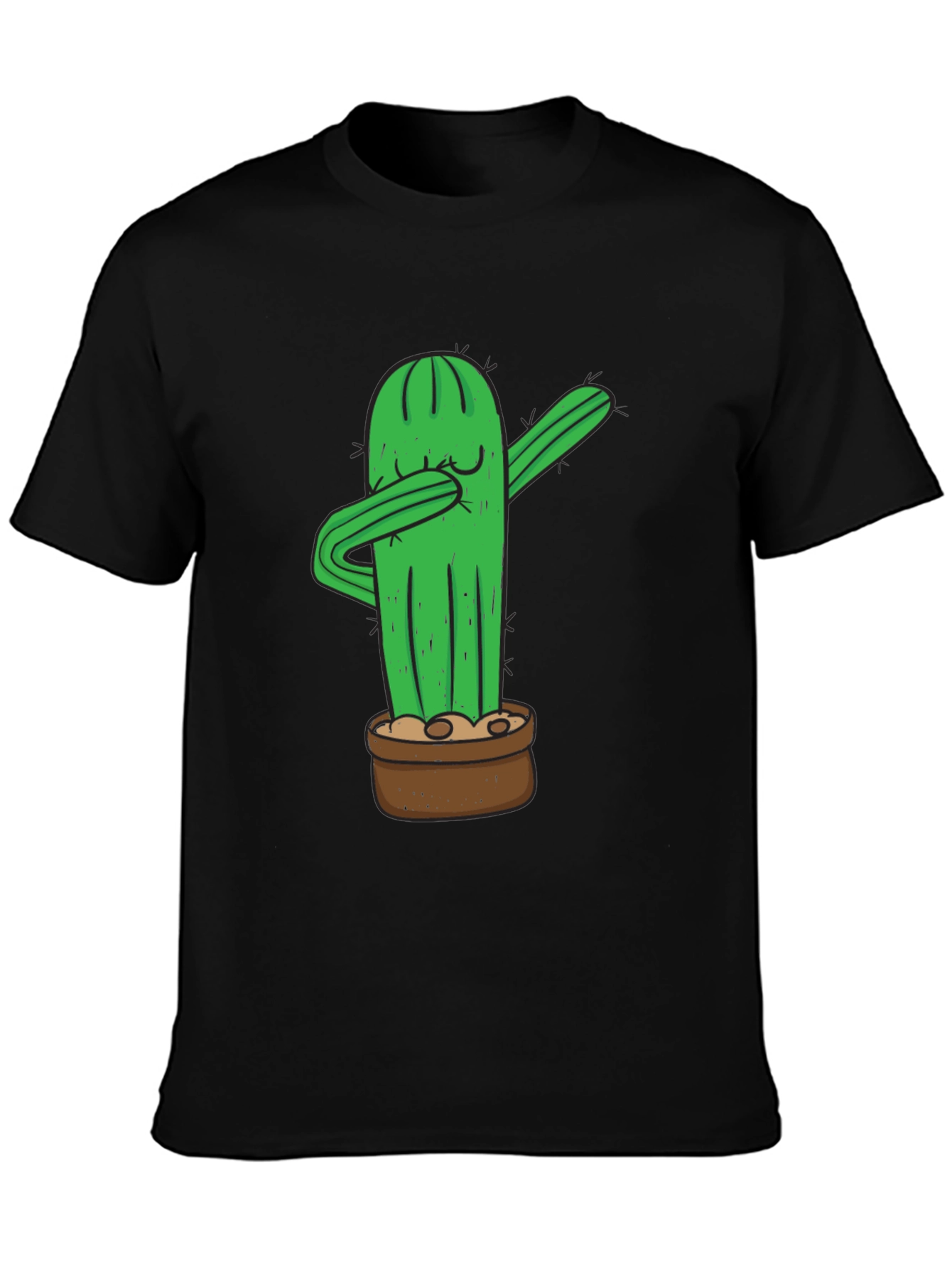 Dabbing Cactus Graphic Tee - Funny Plant Lover Shirt