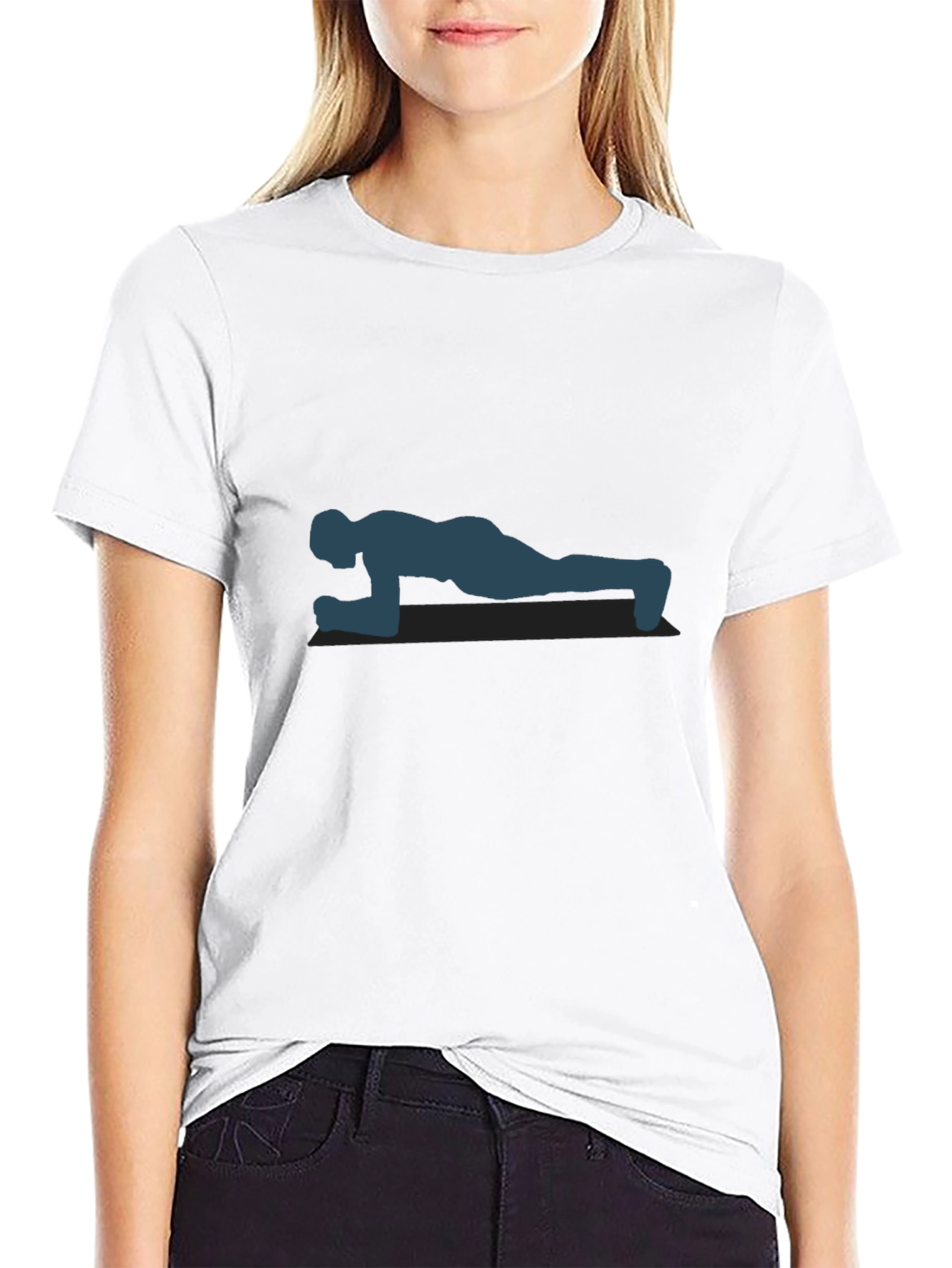 Fitness Plank Pose T-Shirt