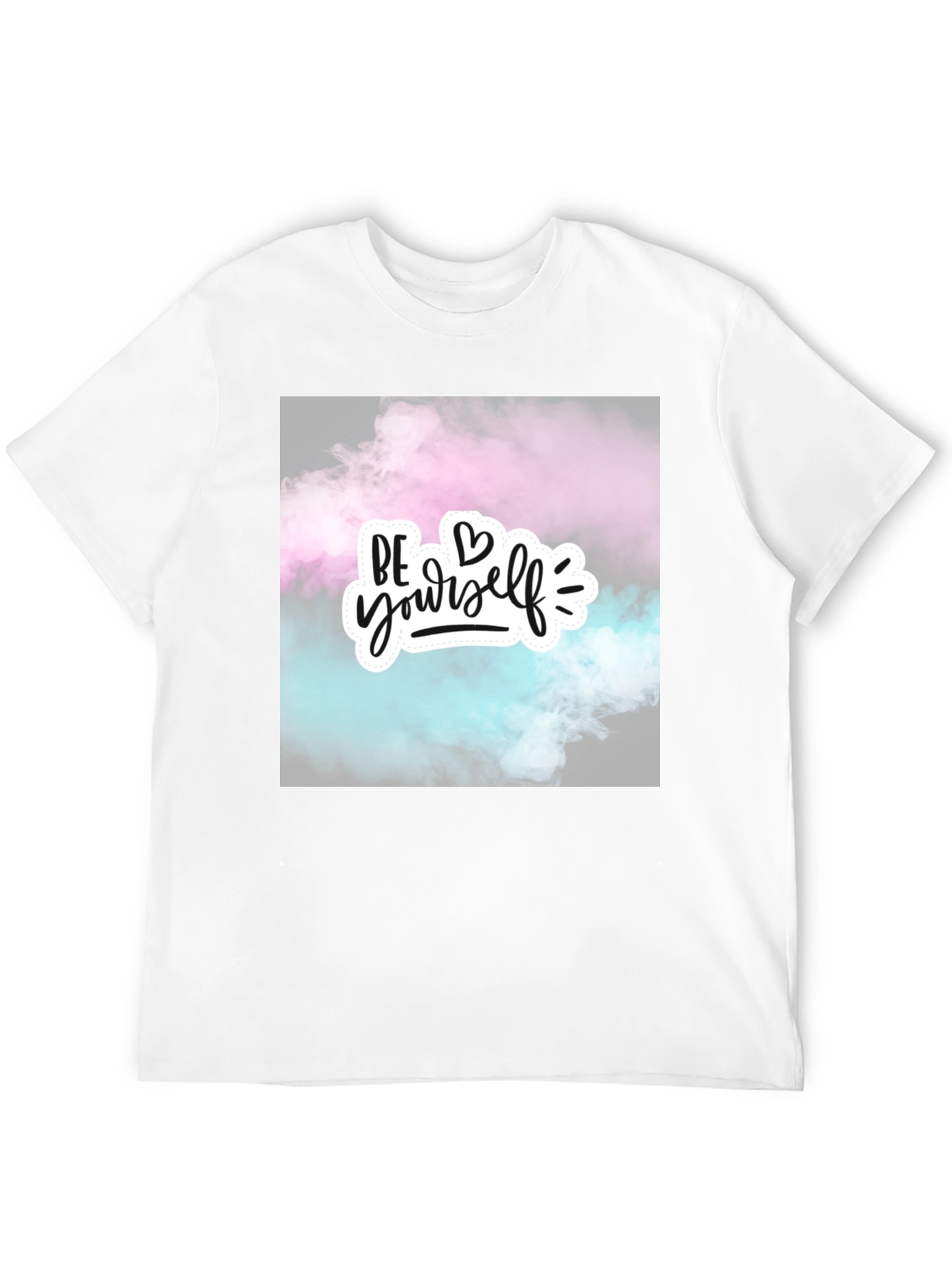 Be Yourself Graphic Tee - Stylish Black Cotton T-Shirt
