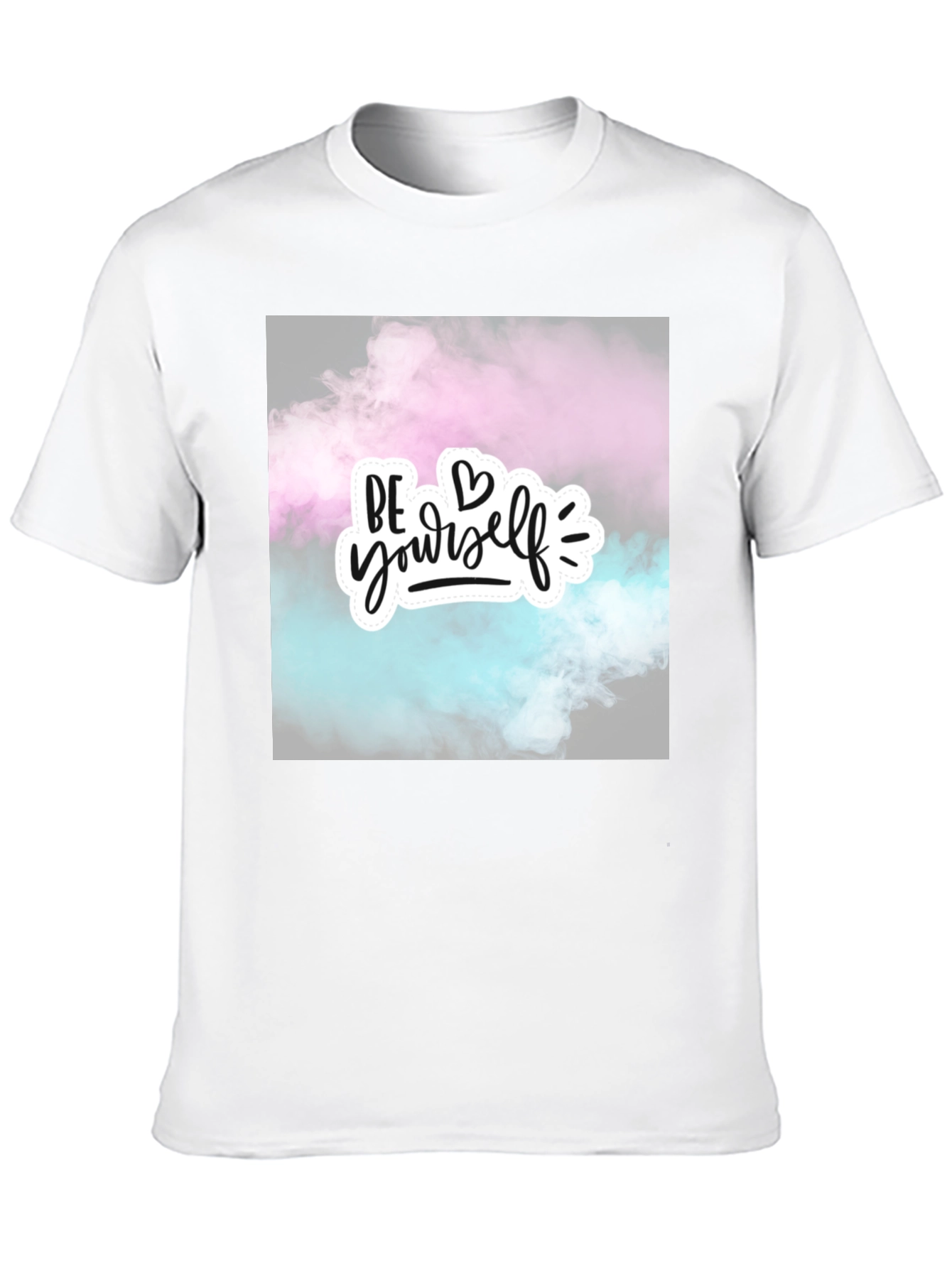 Be Yourself Graphic Tee - Stylish Black Cotton T-Shirt