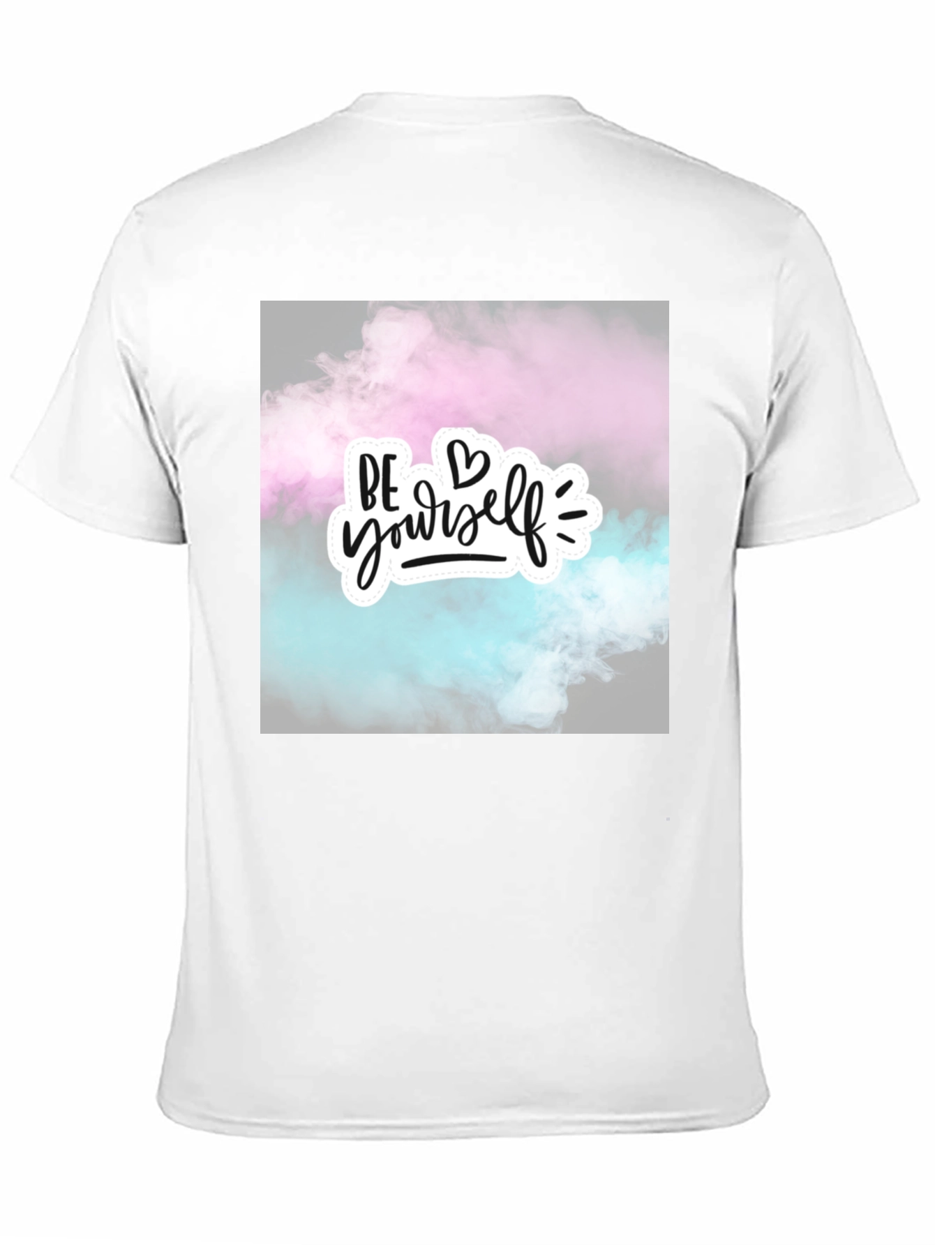 Be Yourself Graphic Tee - Stylish Black Cotton T-Shirt