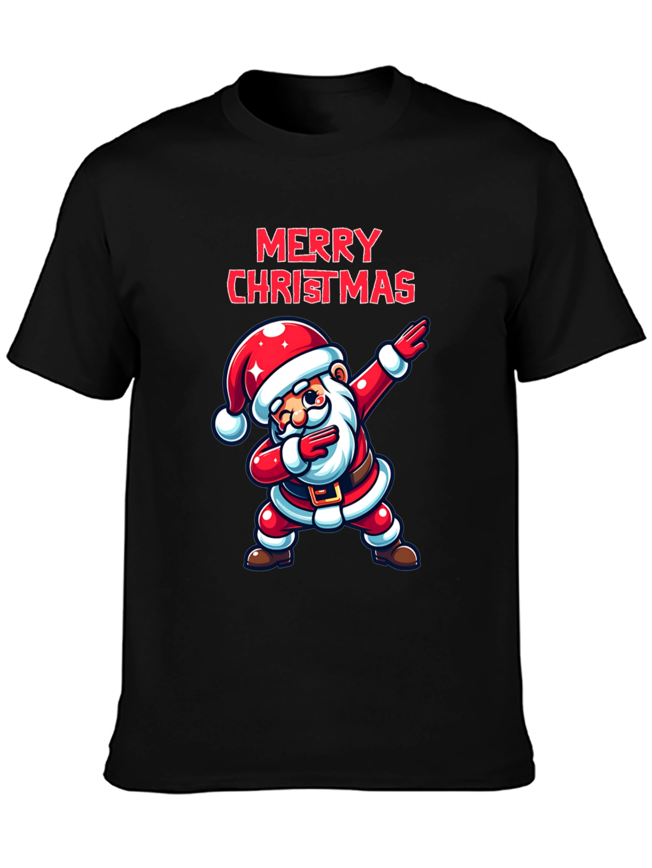 Dabbing Santa Merry Christmas T-Shirt