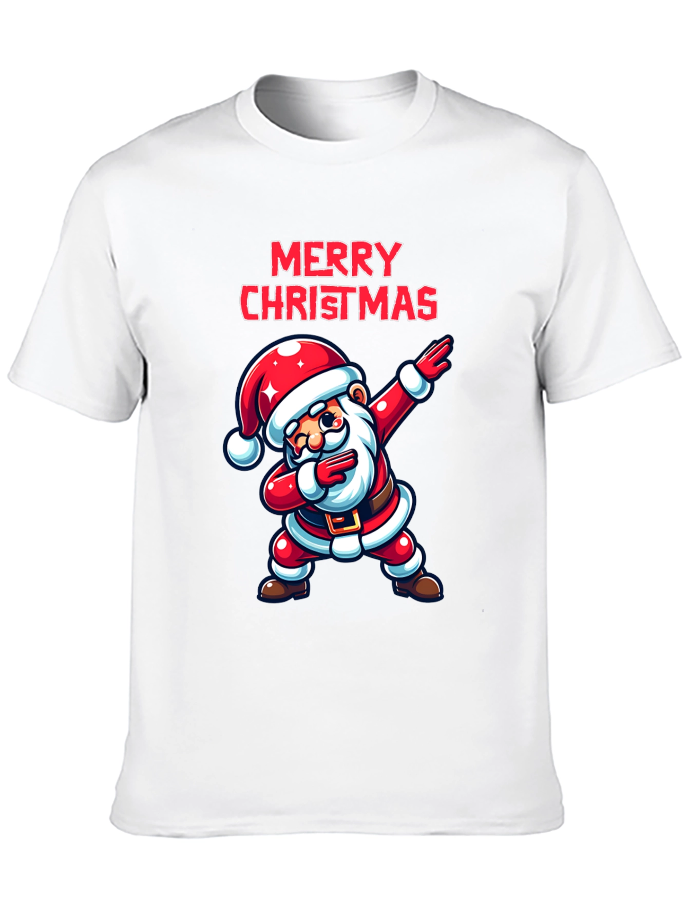 Dabbing Santa Merry Christmas T-Shirt