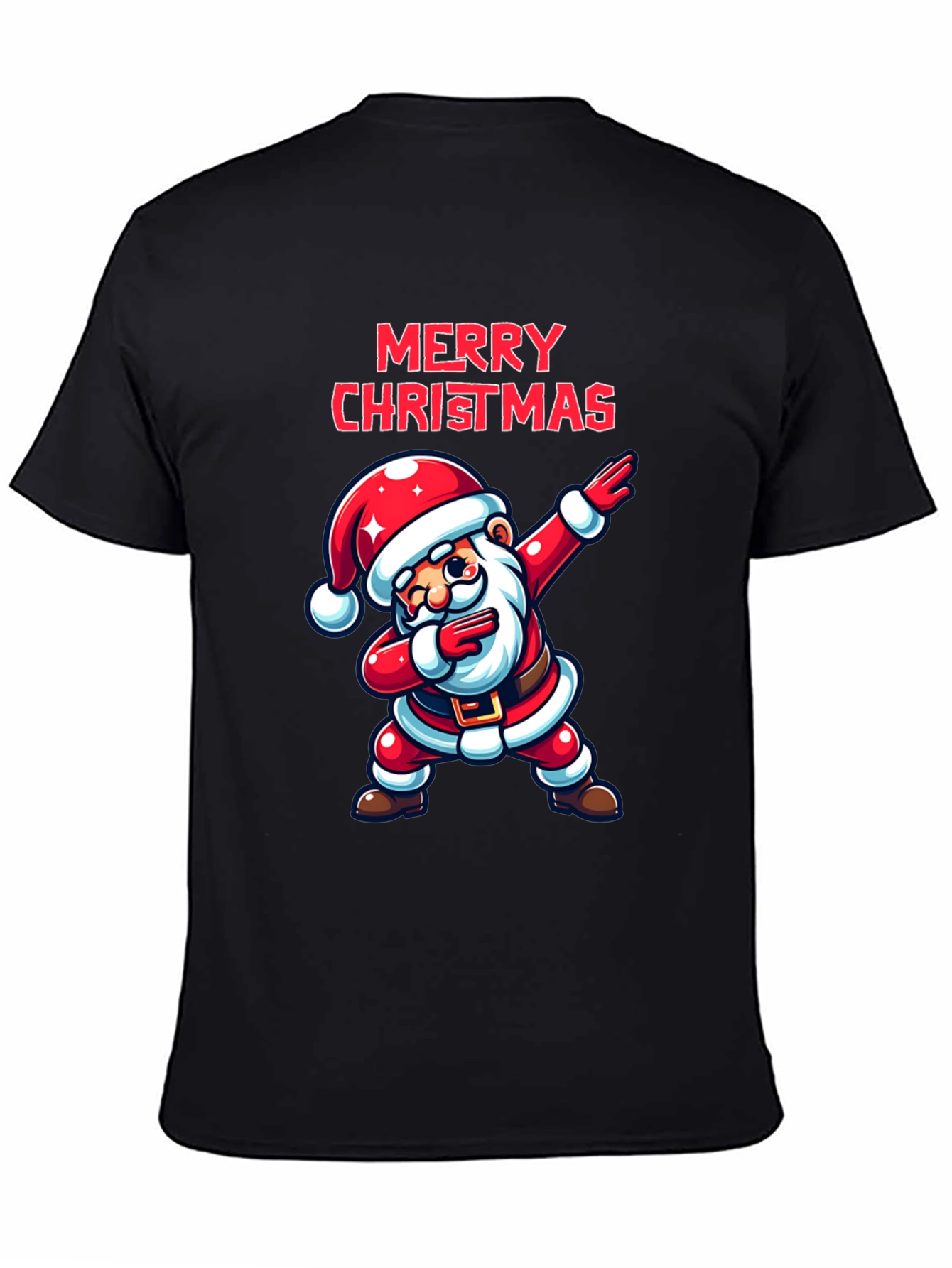 Dabbing Santa Merry Christmas T-Shirt