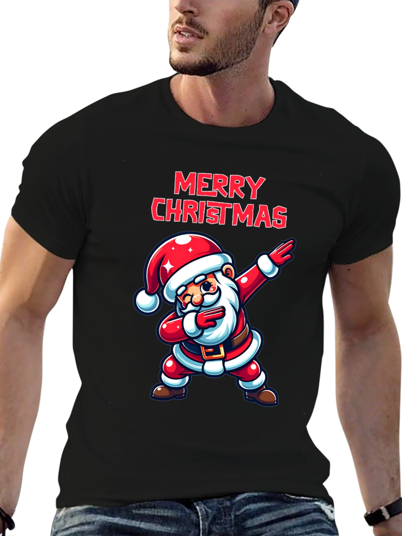 Dabbing Santa Merry Christmas T-Shirt