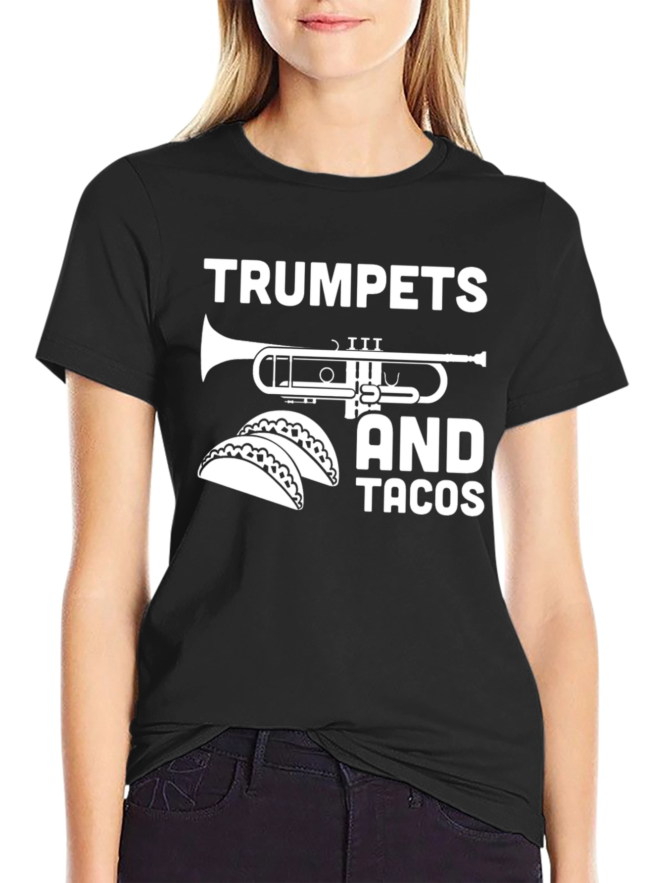Trumpets and Tacos Graphic T-Shirt