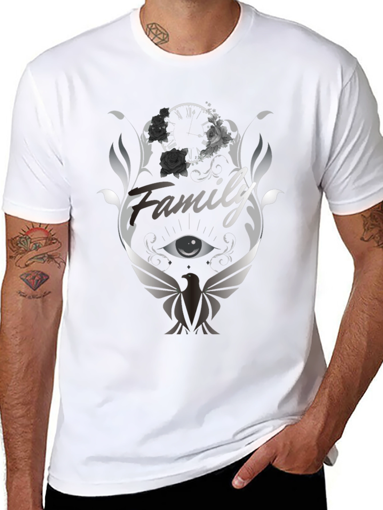 Family Emblem Graphic T-Shirt - Unisex Fashion Tee