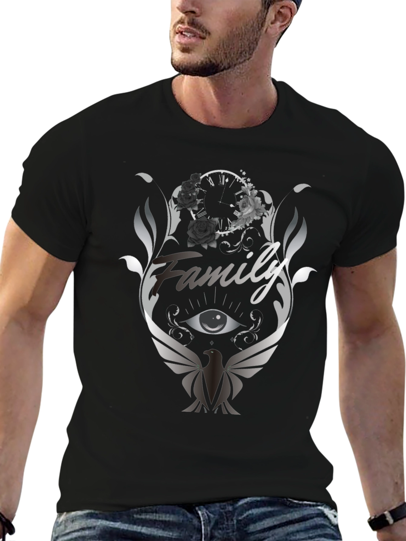 Family Emblem Graphic T-Shirt - Unisex Fashion Tee
