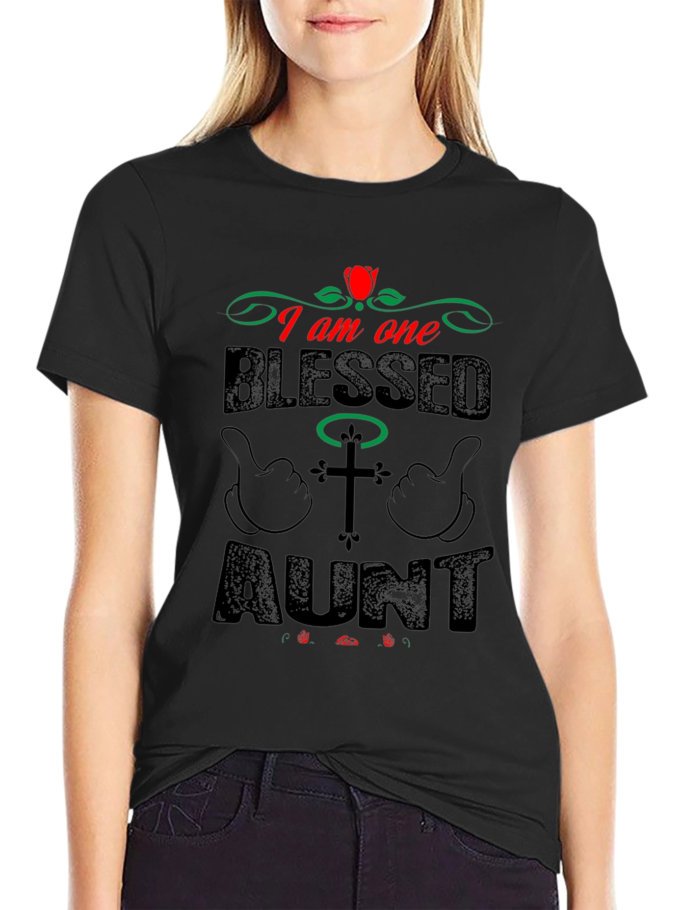 Blessed Aunt T-Shirt - Christian Family Gift
